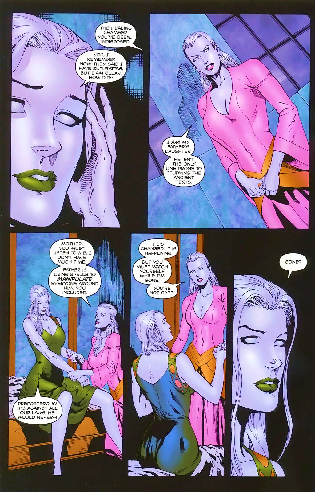 Read online Brian Pulido's Medieval Lady Death:  War of the Winds comic -  Issue #5 - 5