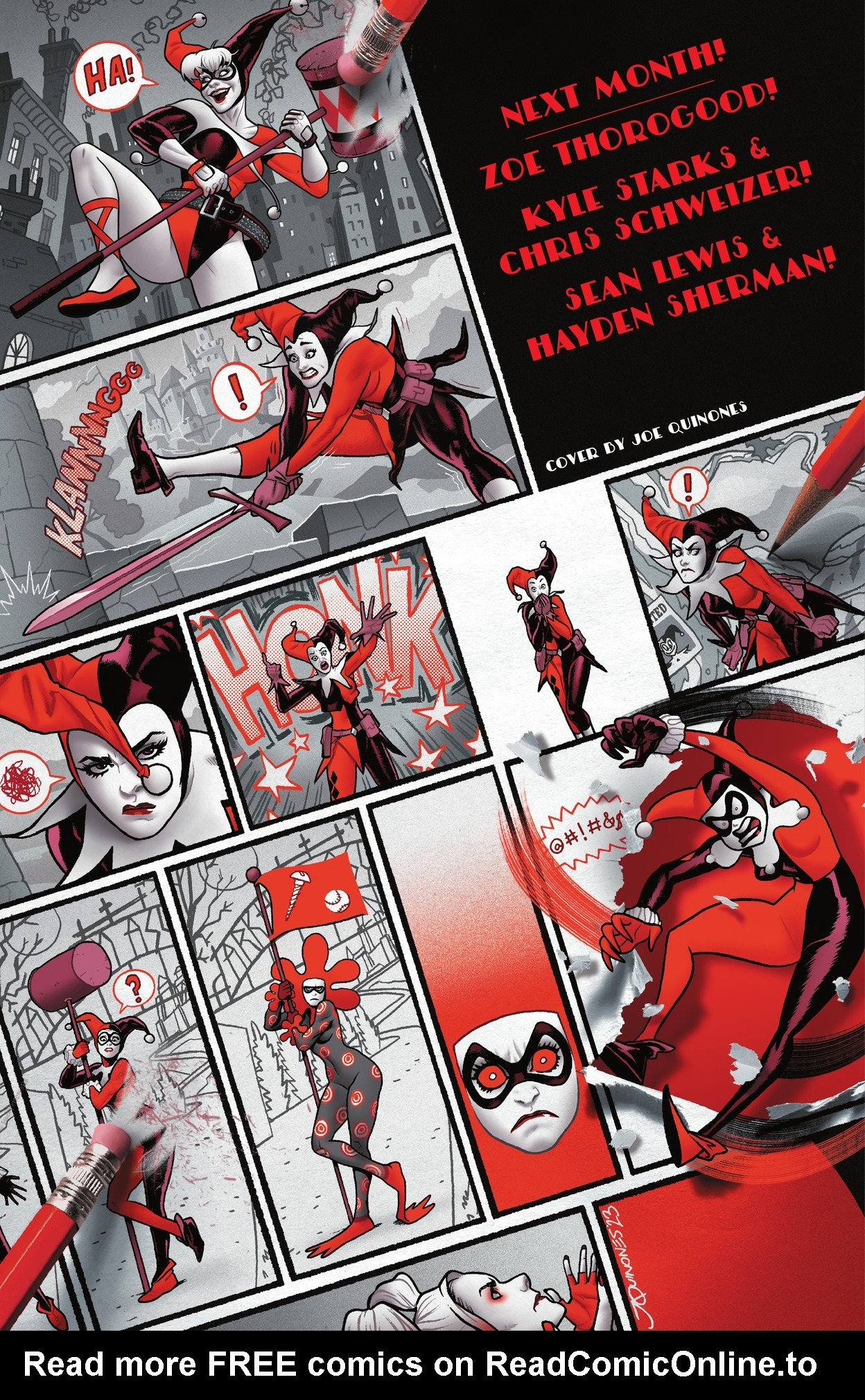 Read online Harley Quinn: Black   White   Redder comic -  Issue #3 - 40