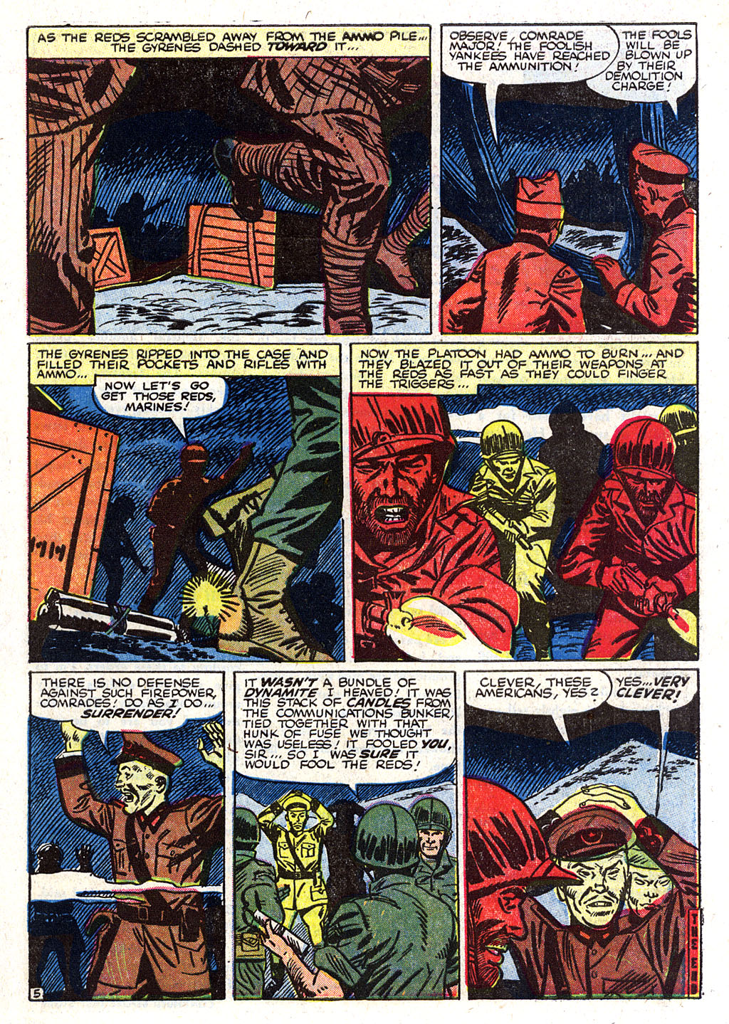 Read online Marines in Action comic -  Issue #12 - 7