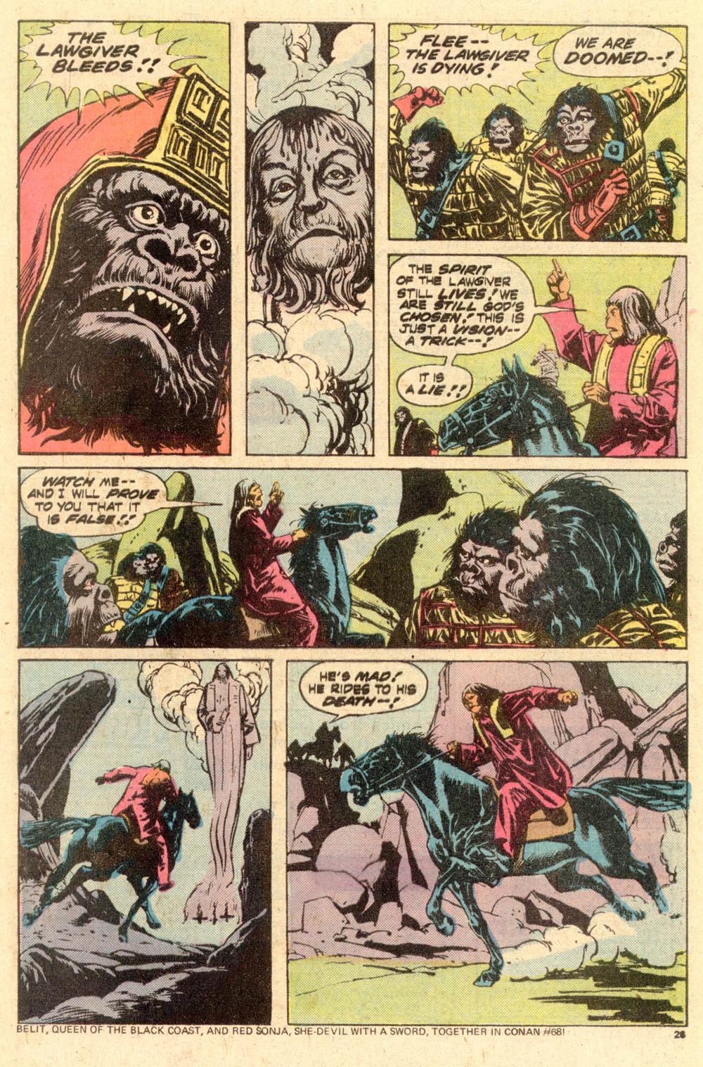 Read online Adventures on the Planet of the Apes comic -  Issue #10 - 16