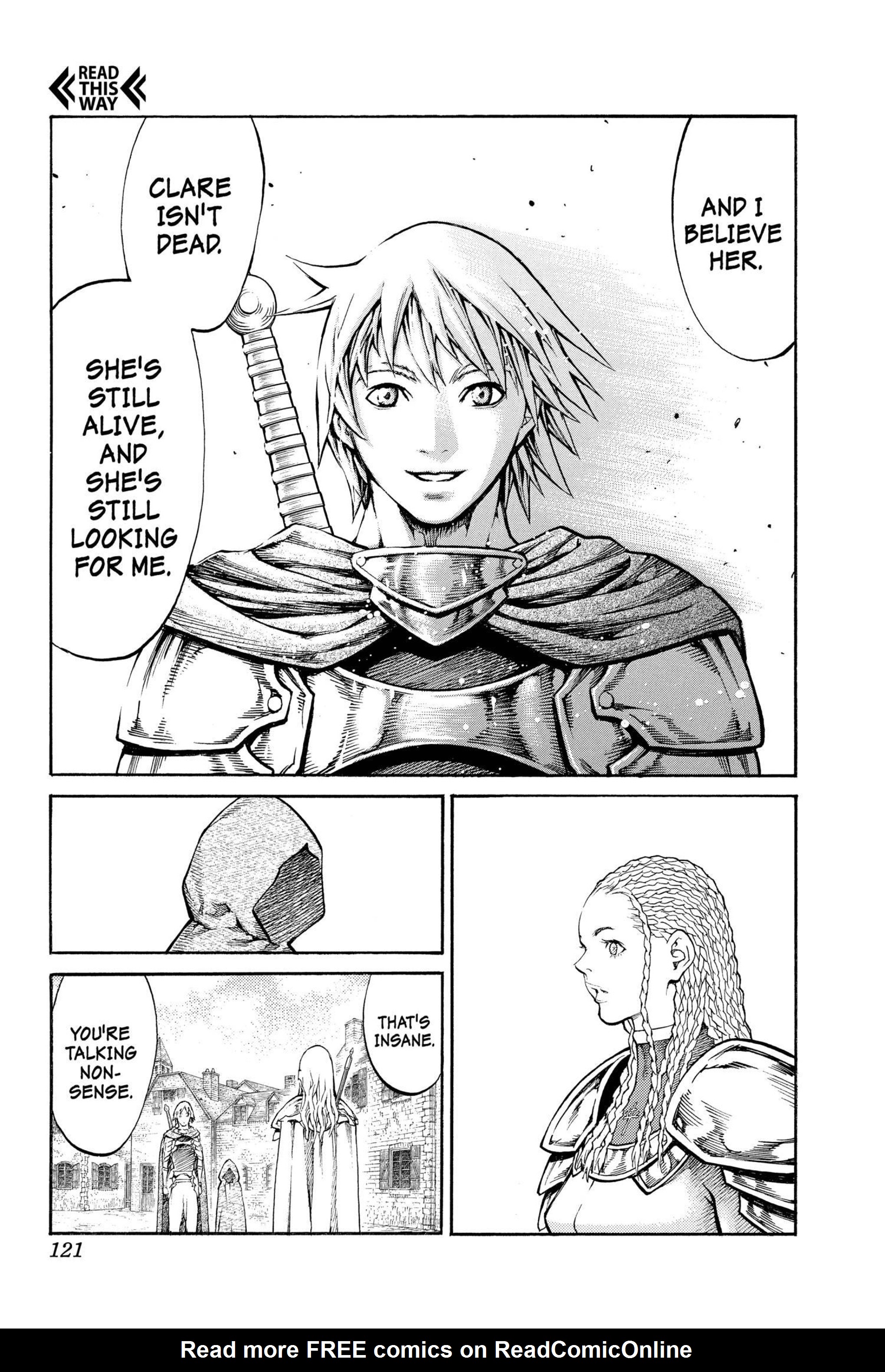 Read online Claymore comic -  Issue #15 - 107