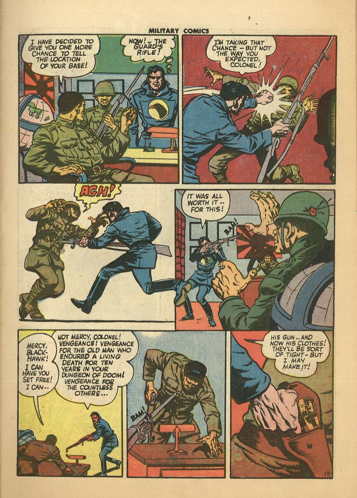 Read online Military Comics comic -  Issue #28 - 15