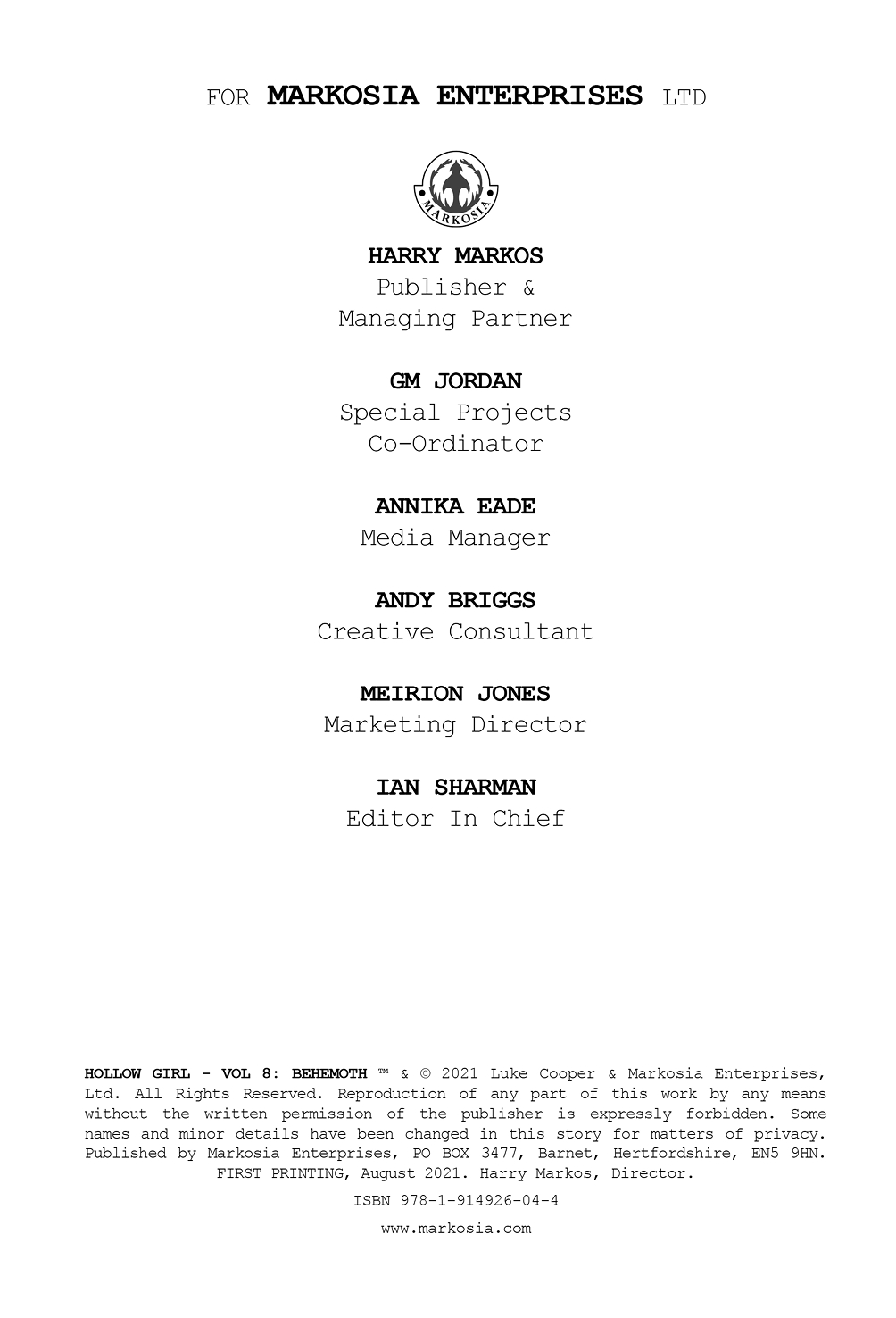 Read online Hollow Girl comic -  Issue #8 - 3