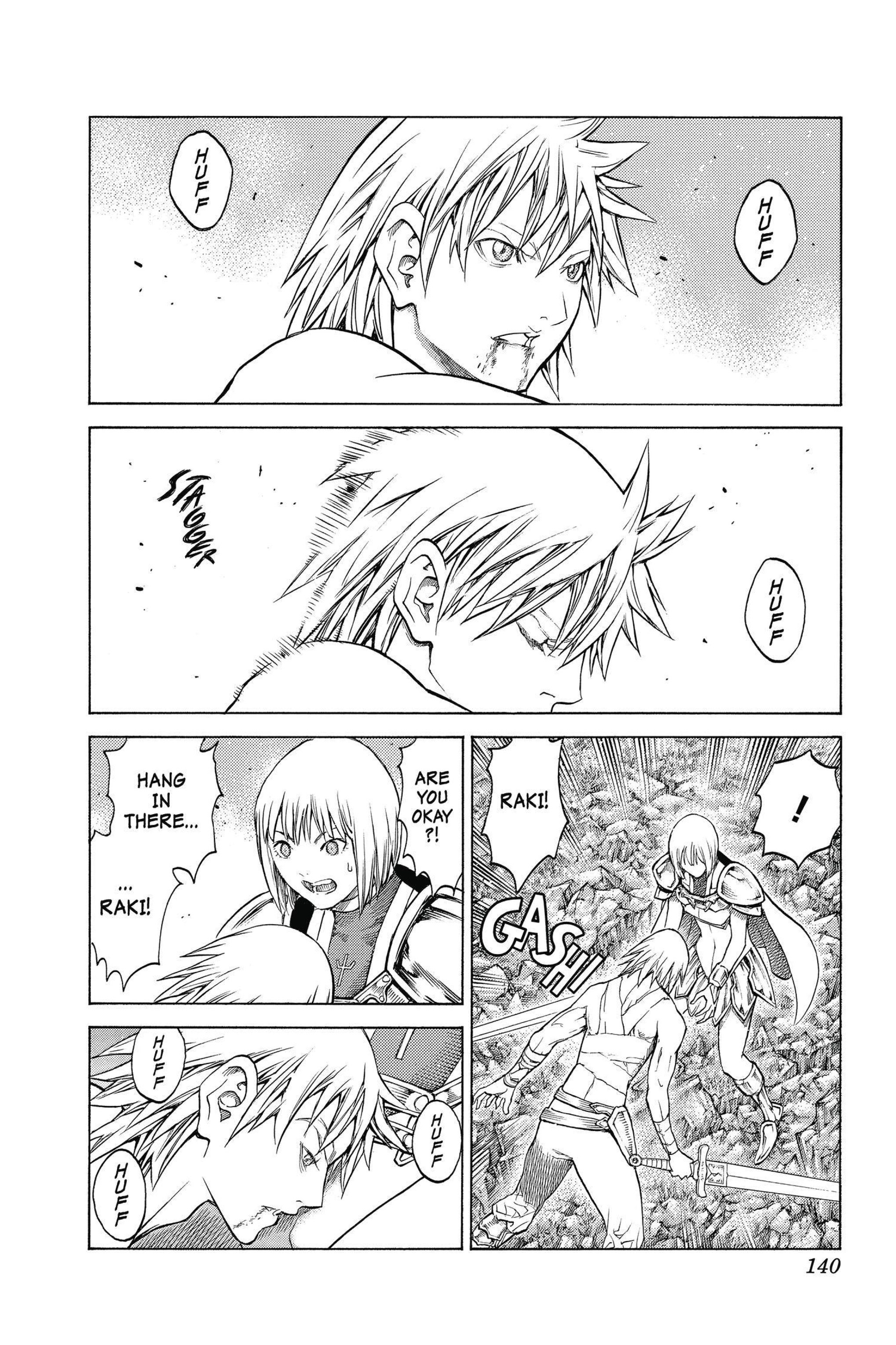 Read online Claymore comic -  Issue #26 - 120