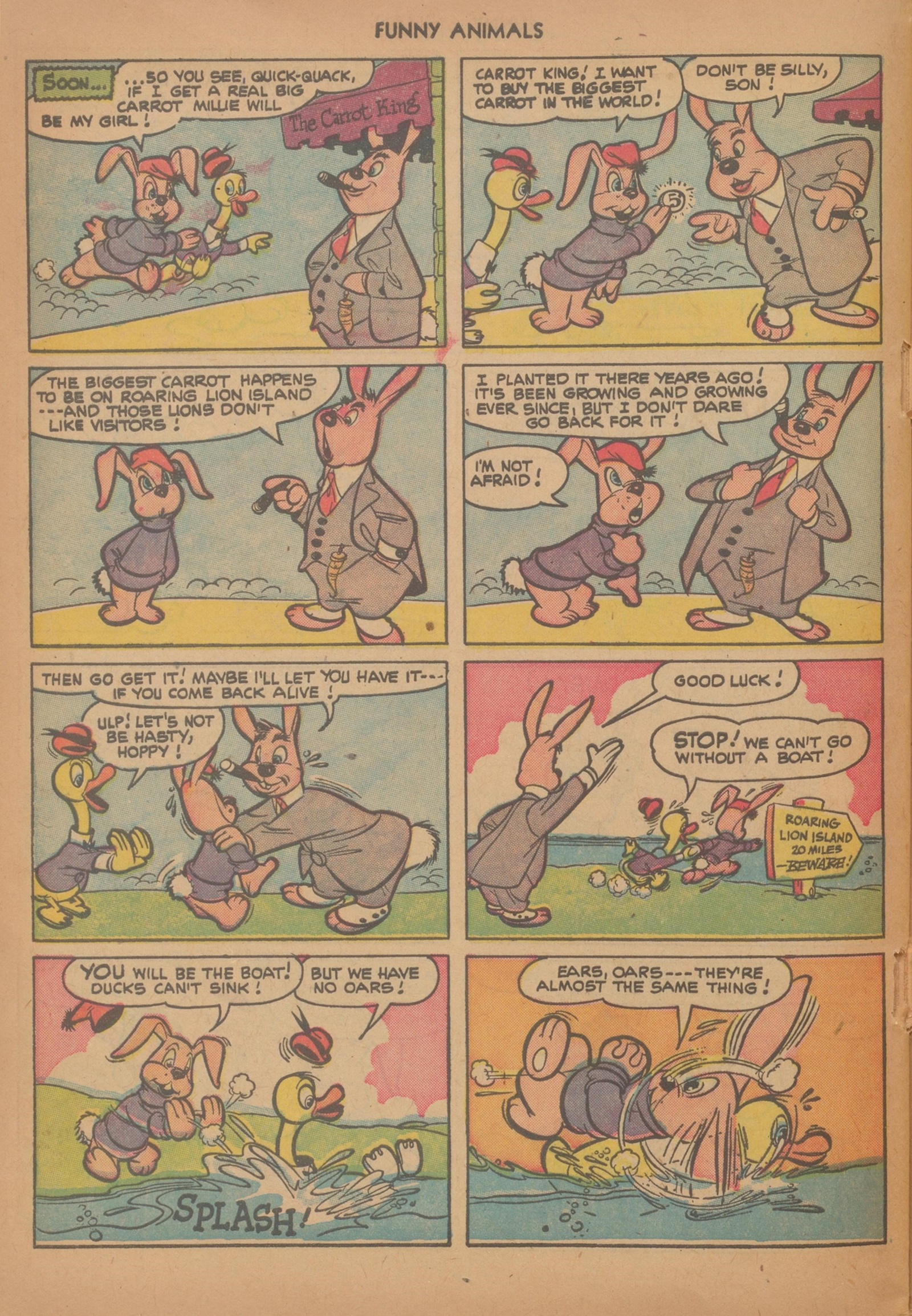 Read online Fawcett's Funny Animals comic -  Issue #74 - 28