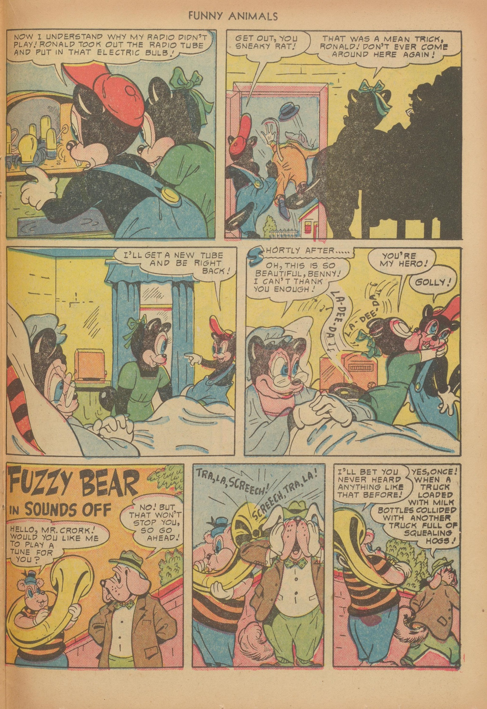 Read online Fawcett's Funny Animals comic -  Issue #68 - 23