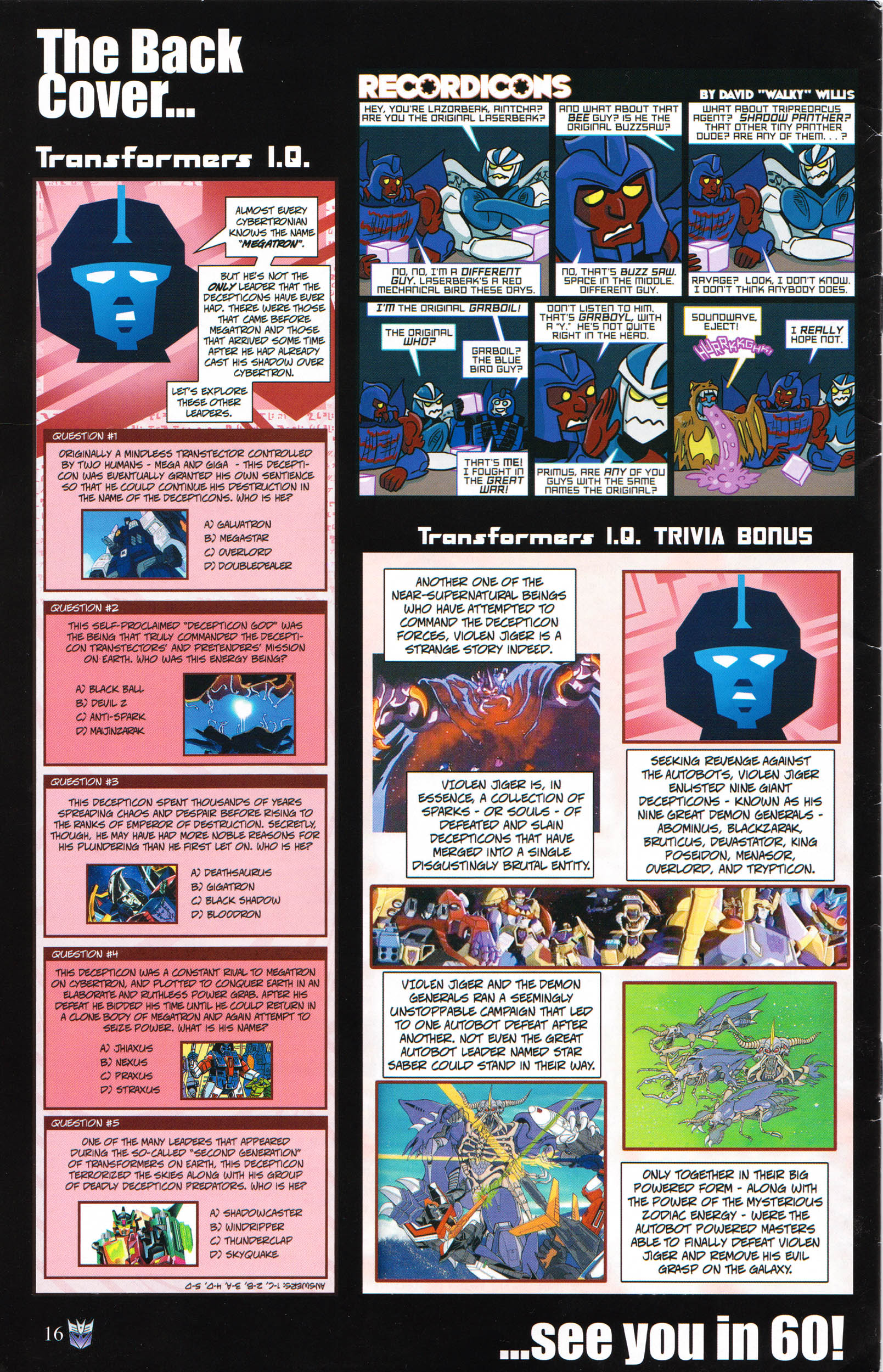 Read online Transformers: Collectors' Club comic -  Issue #59 - 16