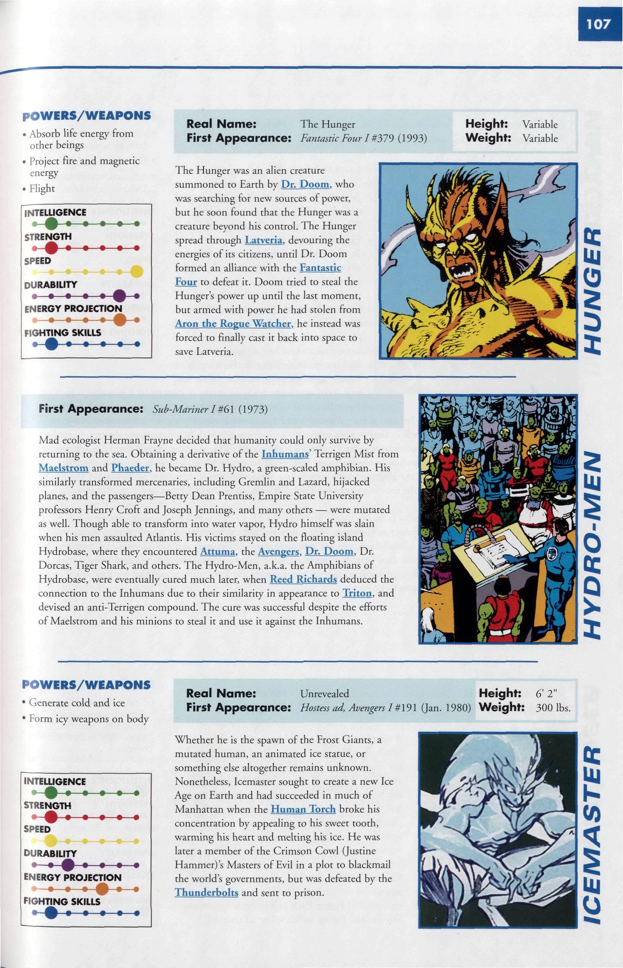Read online Marvel Encyclopedia comic -  Issue # TPB 6 - 110