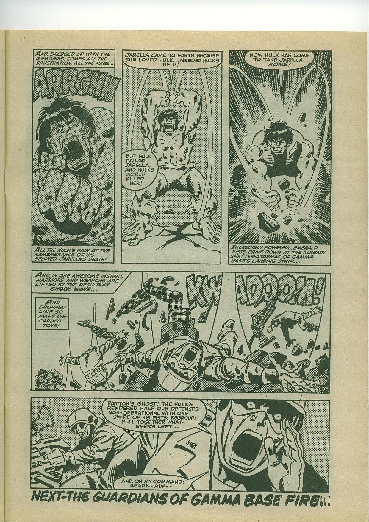 Read online The Incredible Hulk Weekly comic -  Issue #58 - 30