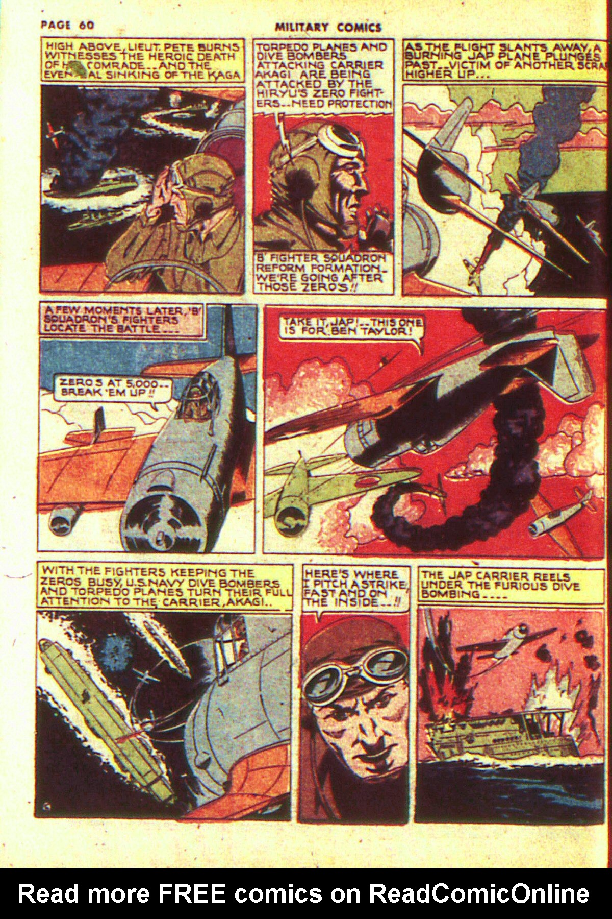 Read online Military Comics comic -  Issue #13 - 62