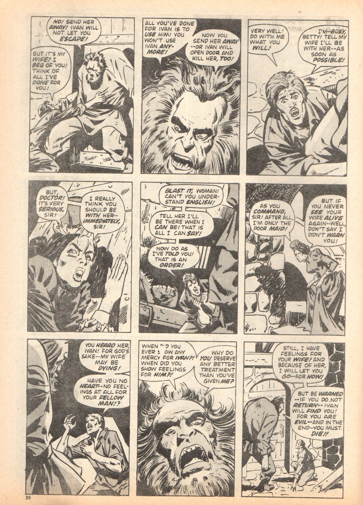 Read online Dracula Lives (1974) comic -  Issue #20 - 20