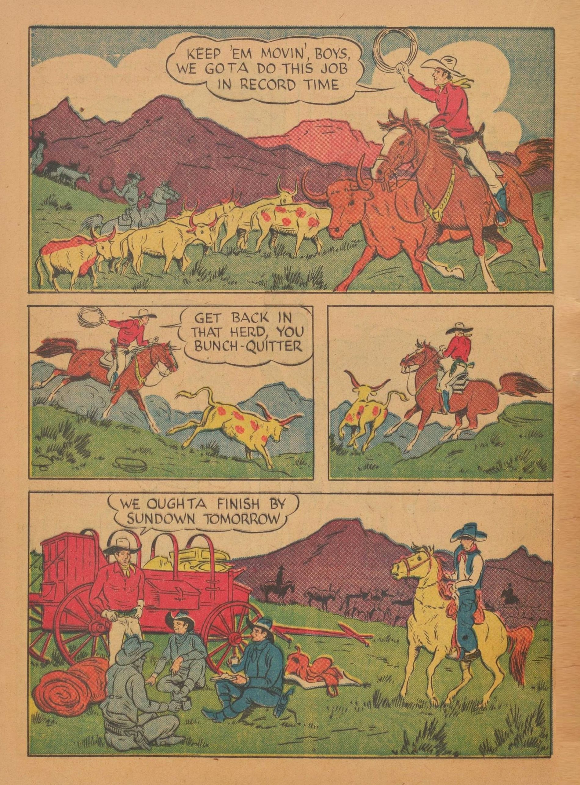 Read online Gene Autry Comics comic -  Issue #6 - 46