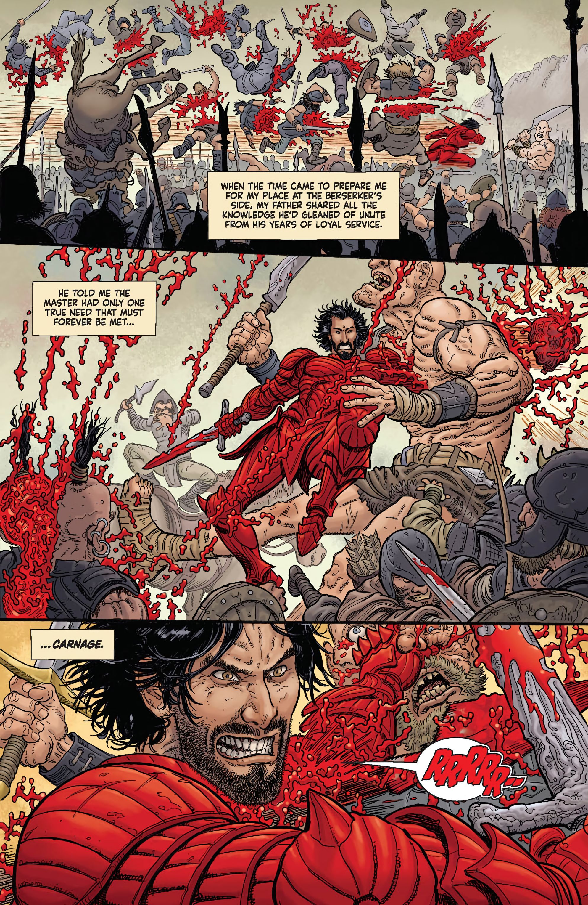 Read online BRZRKR: Poetry of Madness comic -  Issue # Full - 13