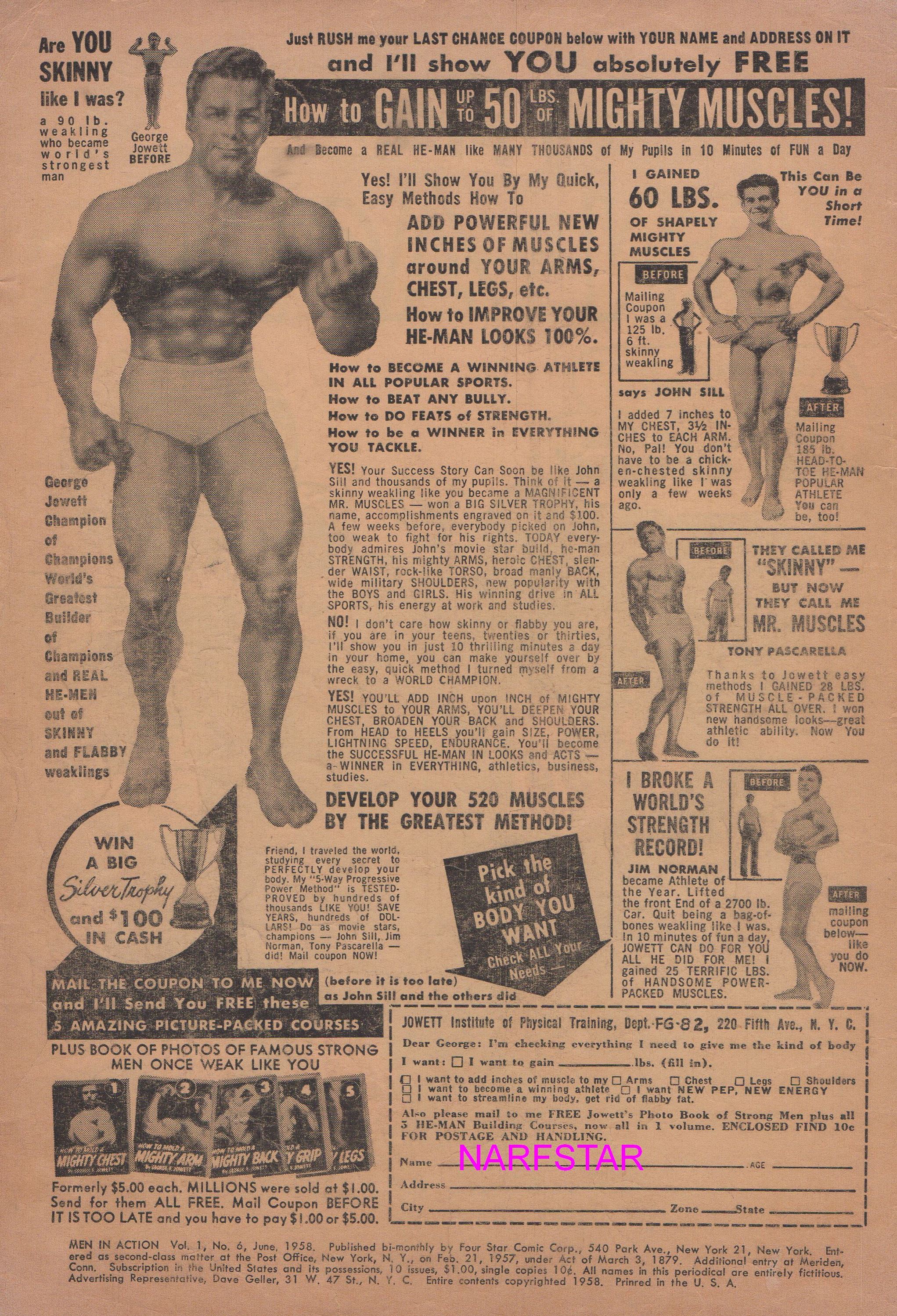 Read online Men in Action (1957) comic -  Issue #6 - 2