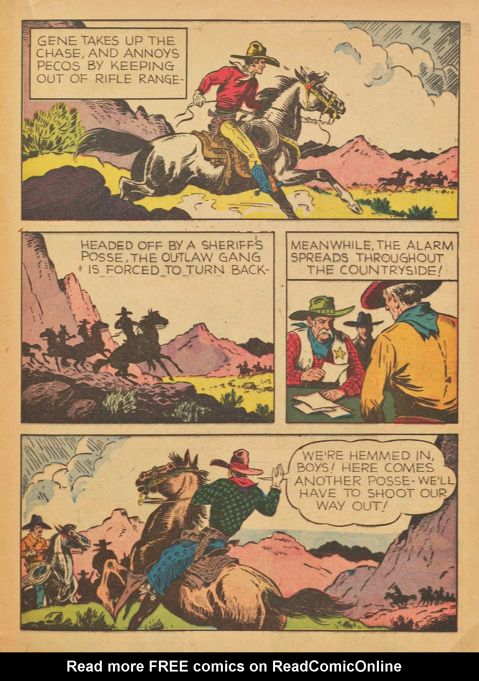 Read online Gene Autry Comics comic -  Issue #3 - 41