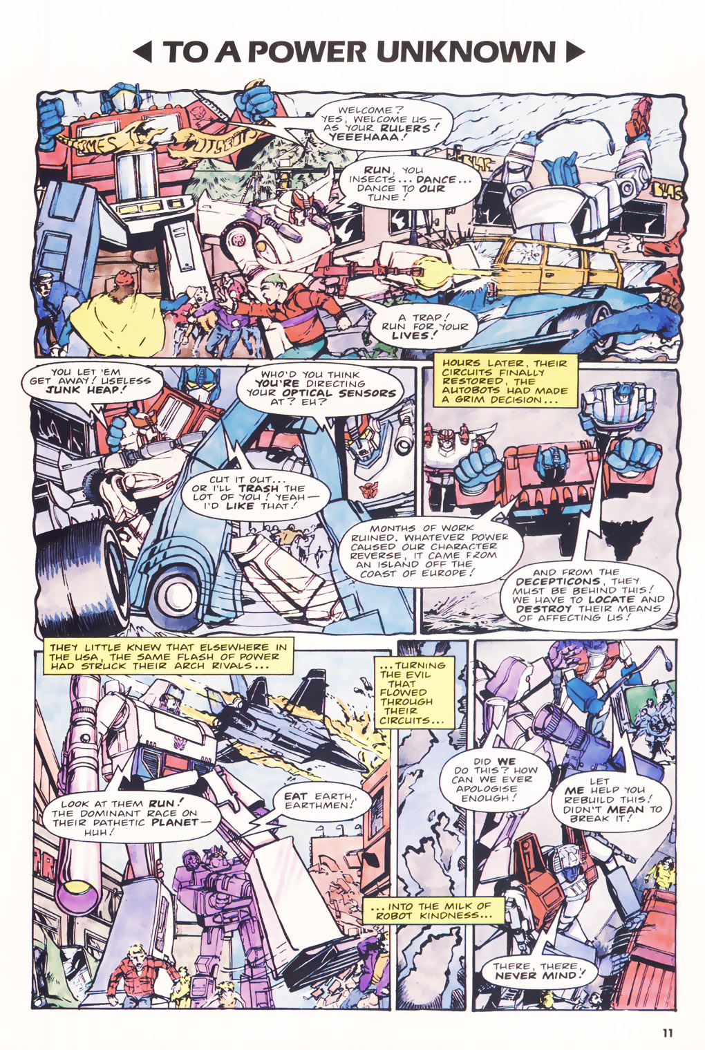 Read online The Transformers Annual comic -  Issue #1986 - 10