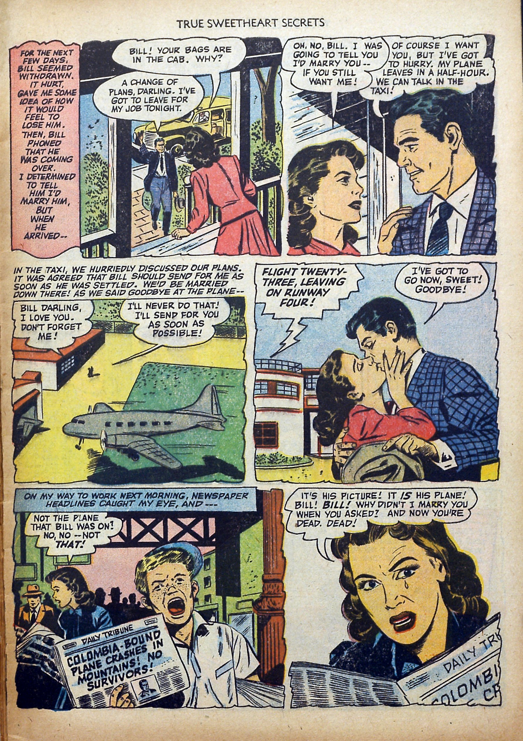 Read online True Sweetheart Secrets comic -  Issue #7 - 5