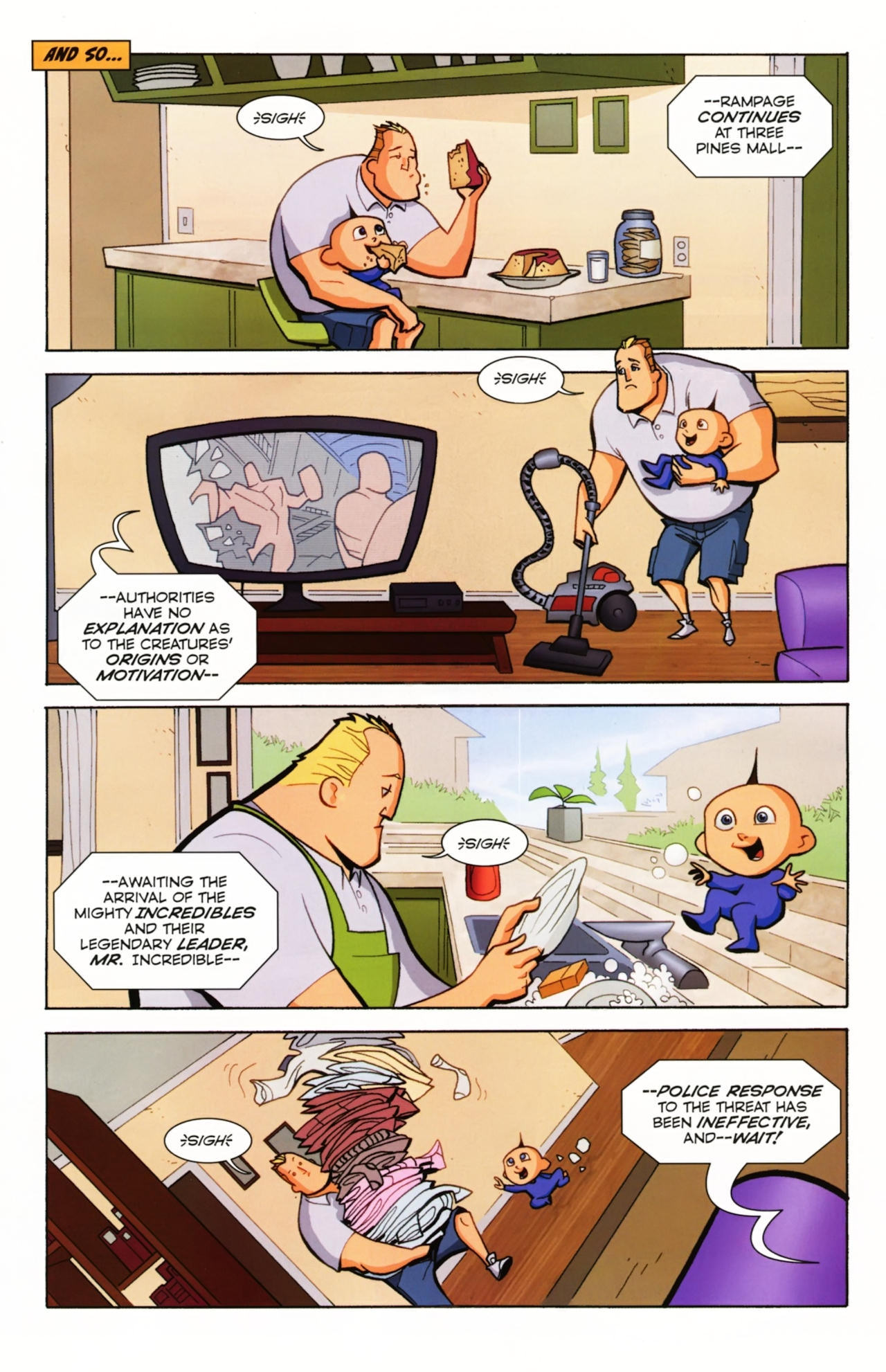 Read online The Incredibles: Family Matters comic -  Issue #3 - 11