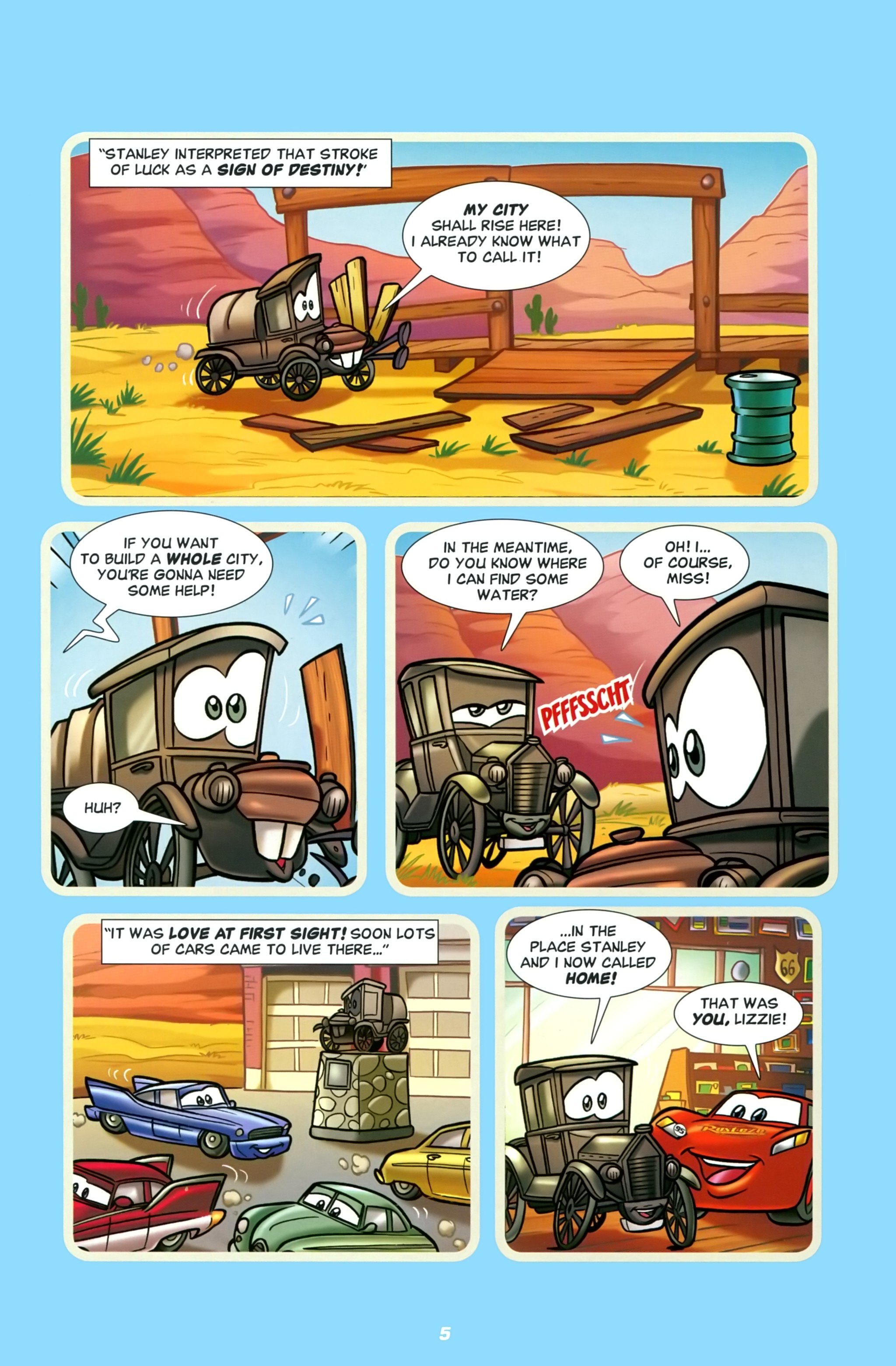 Read online Disney Pixar Cars comic -  Issue # Full - 5