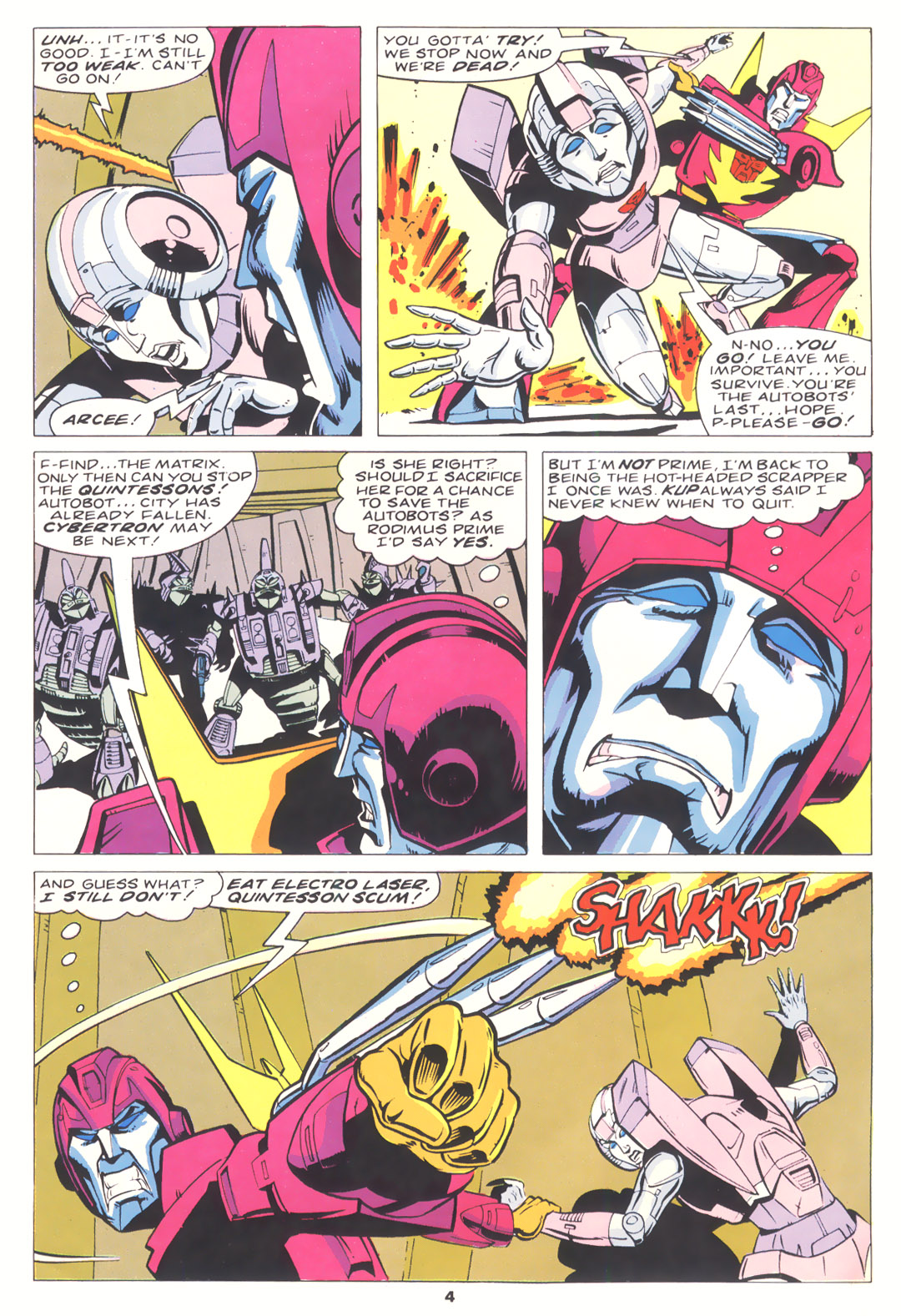 Read online The Transformers (UK) comic -  Issue #186 - 4