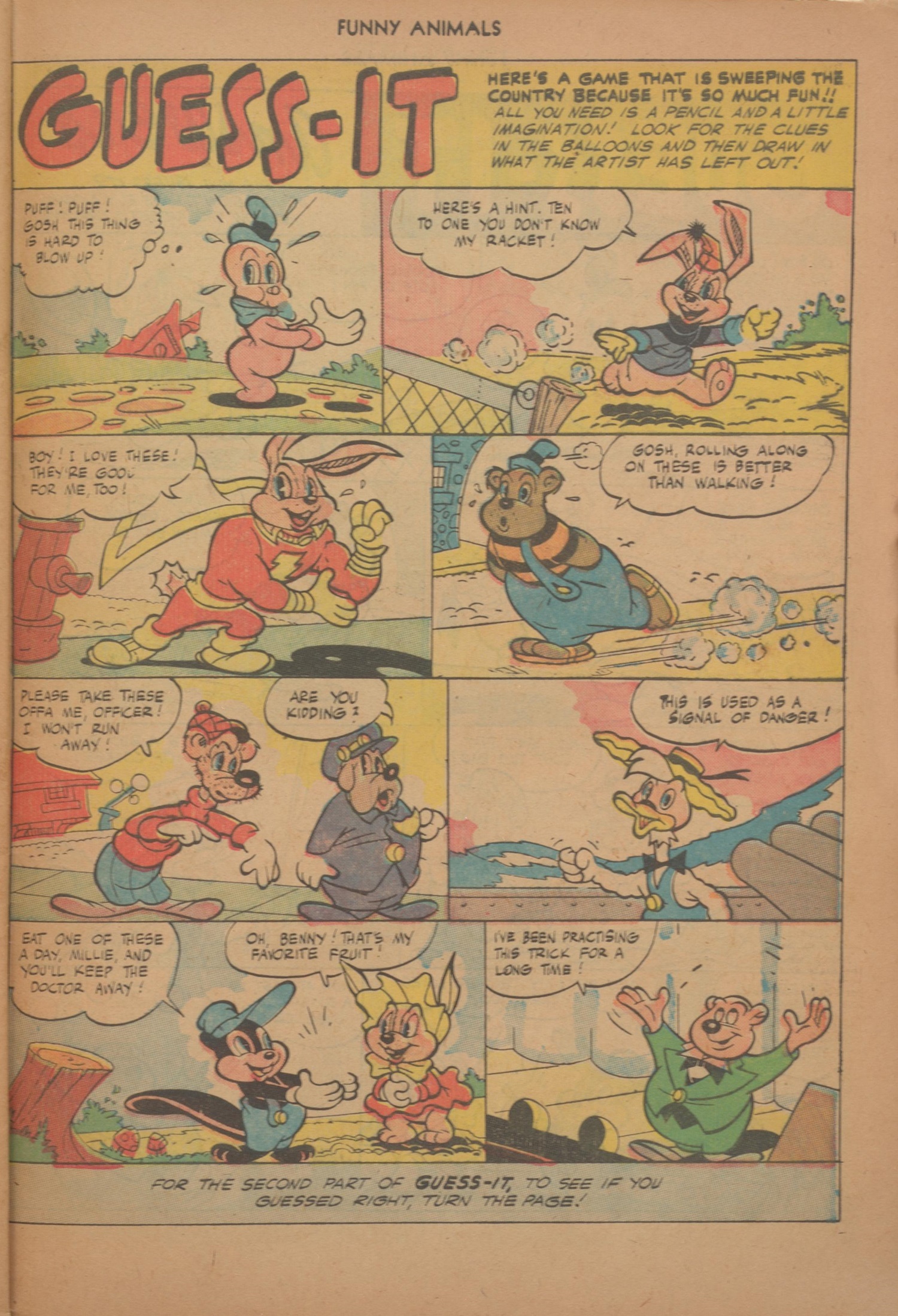 Read online Fawcett's Funny Animals comic -  Issue #61 - 29