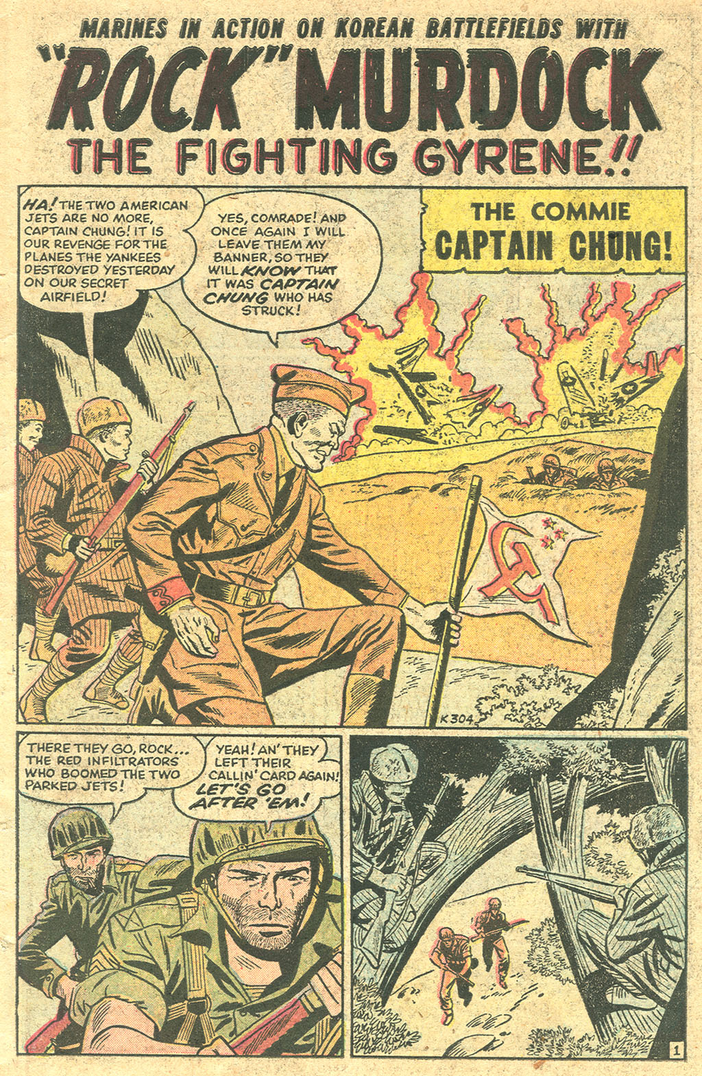 Read online Marines in Action comic -  Issue #9 - 3