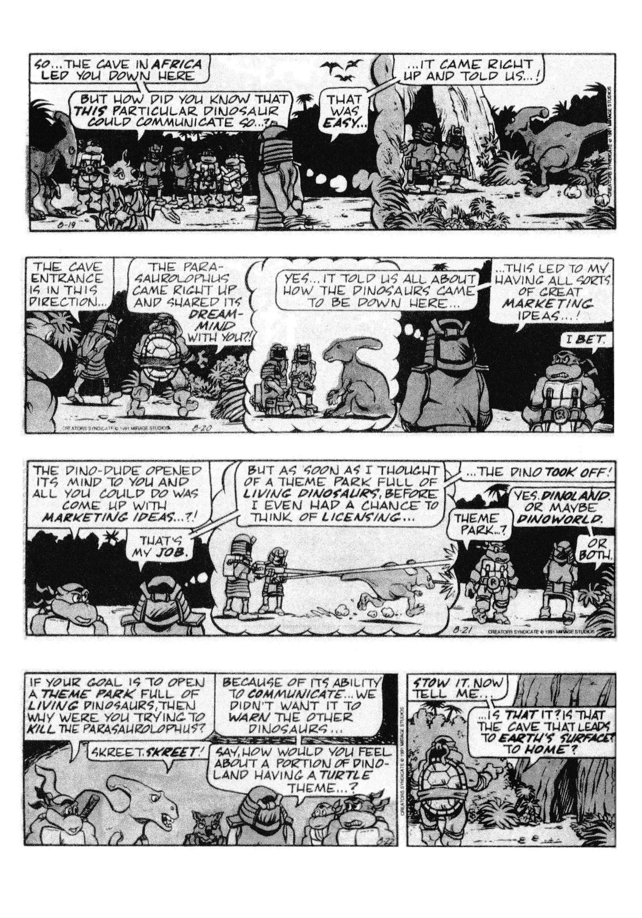 Read online Teenage Mutant Ninja Turtles: Complete Newspaper Daily Comic Strip Collection comic -  Issue # TPB 2 (Part 1) - 58