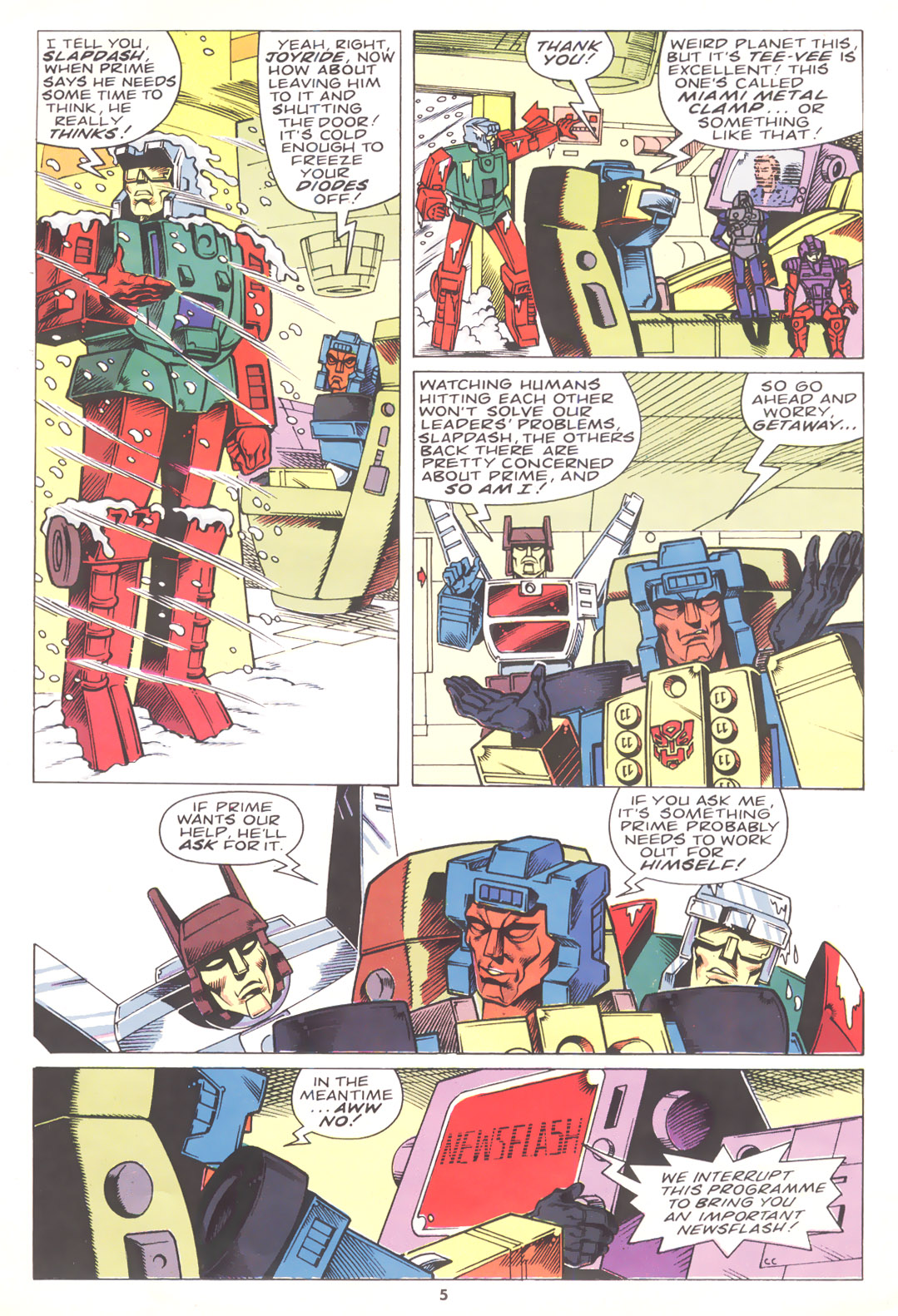 Read online The Transformers (UK) comic -  Issue #198 - 5