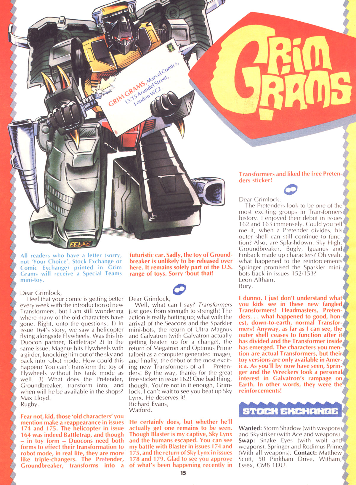 Read online The Transformers (UK) comic -  Issue #173 - 14