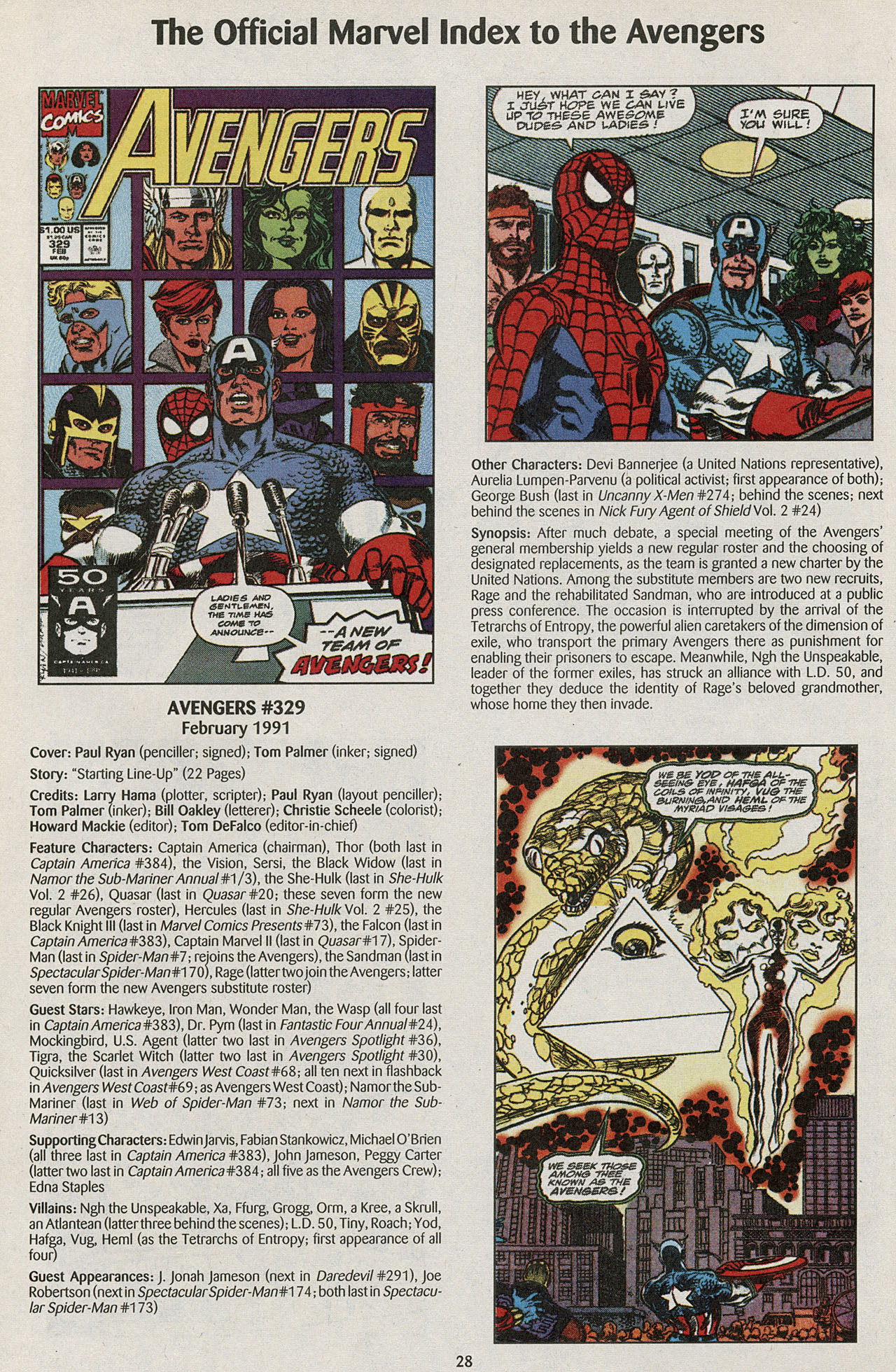 Read online The Official Marvel Index to the Avengers comic -  Issue #6 - 30