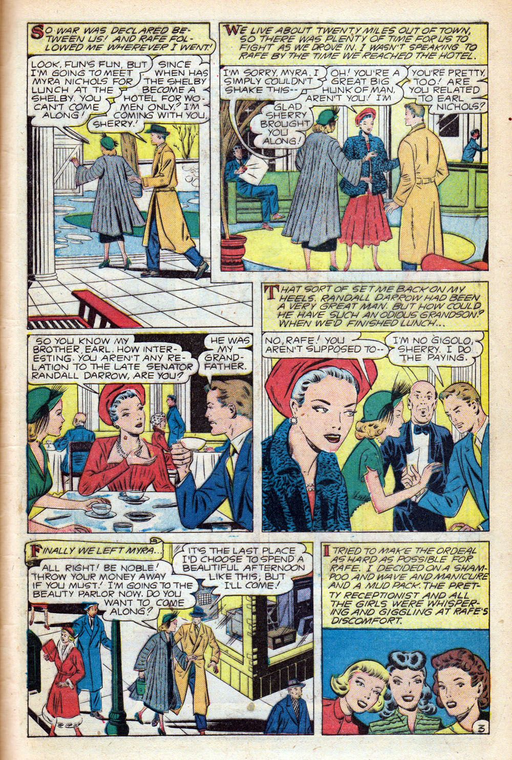 Read online Glamorous Romances comic -  Issue #44 - 45