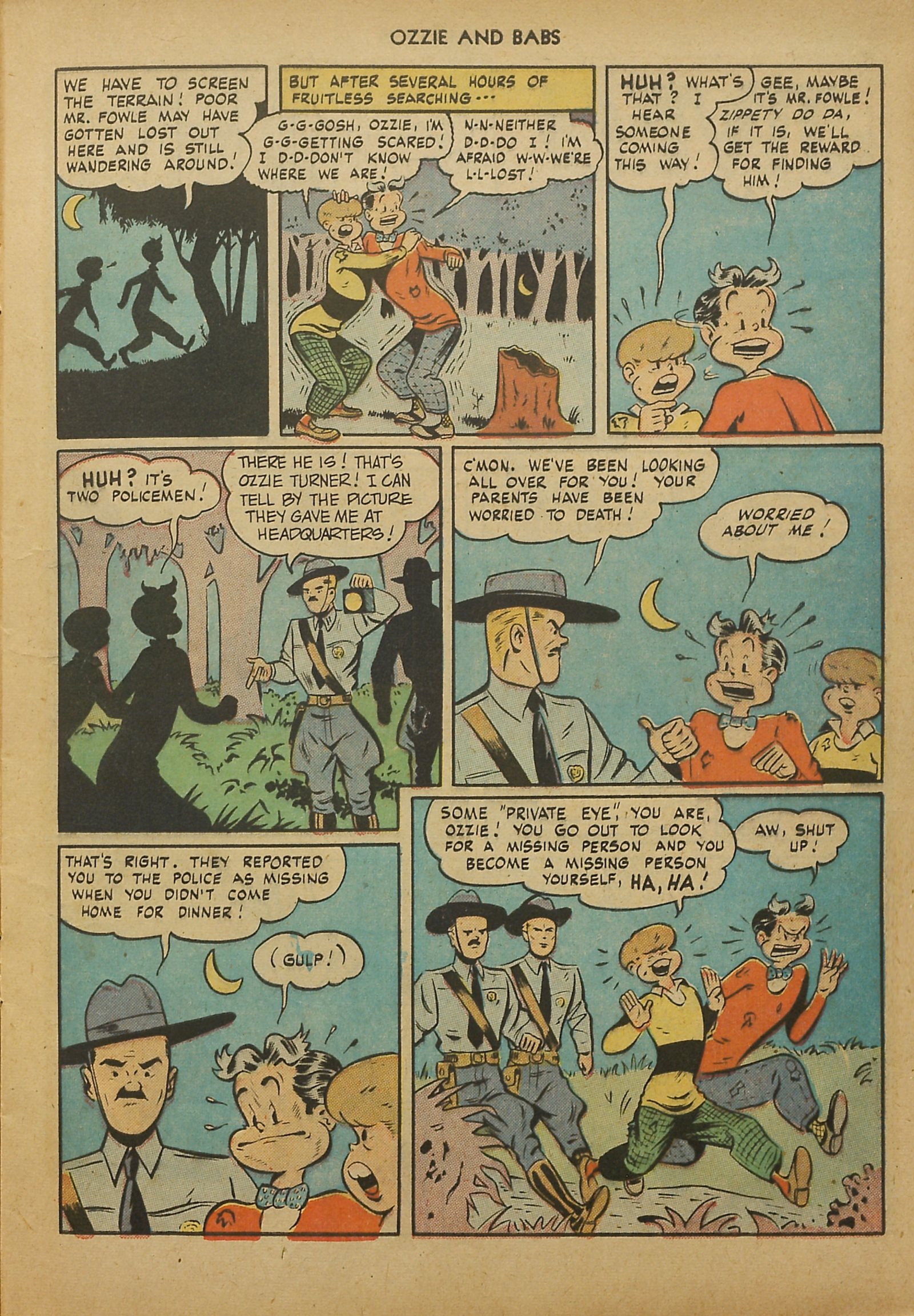 Read online Ozzie And Babs comic -  Issue #11 - 21