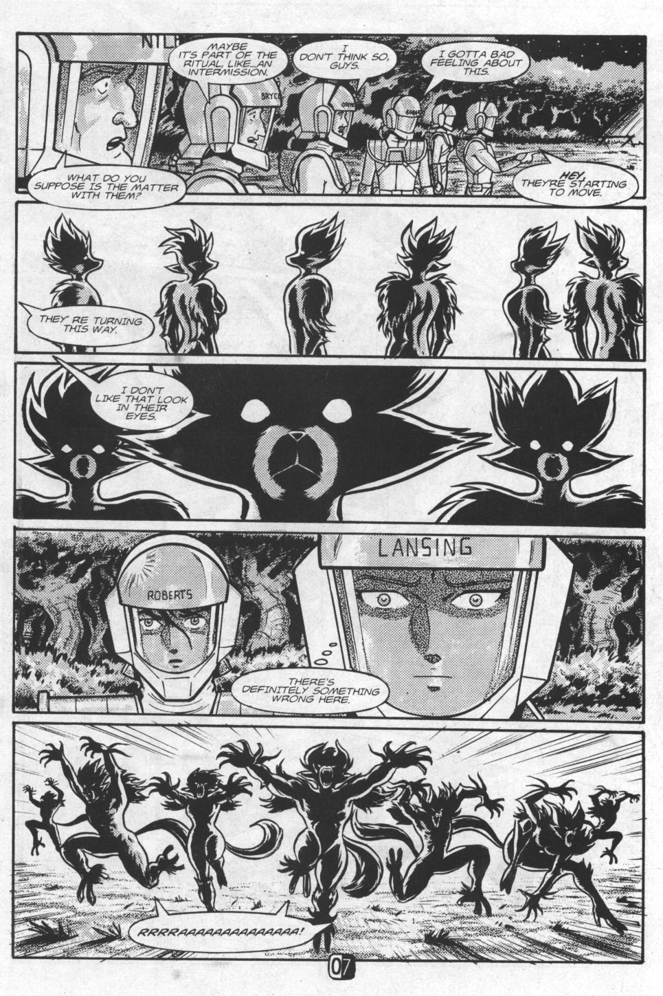 Read online Worlds of Robotech: Feral World: Nightmare on Garuda comic -  Issue # Full - 9