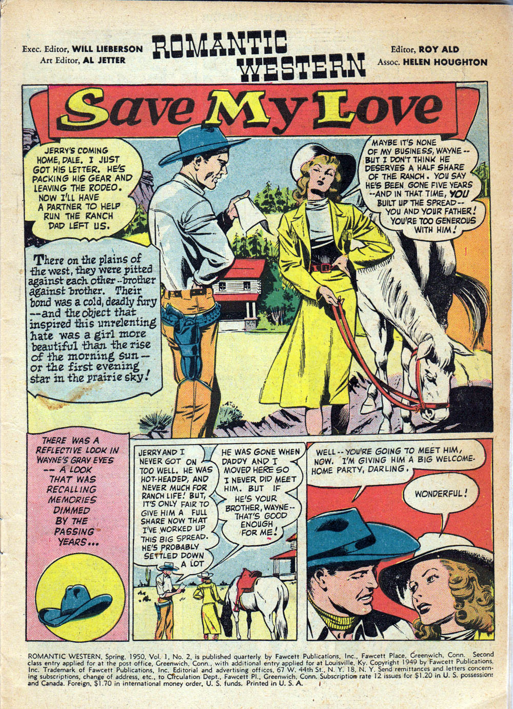 Read online Romantic Western comic -  Issue #2 - 3