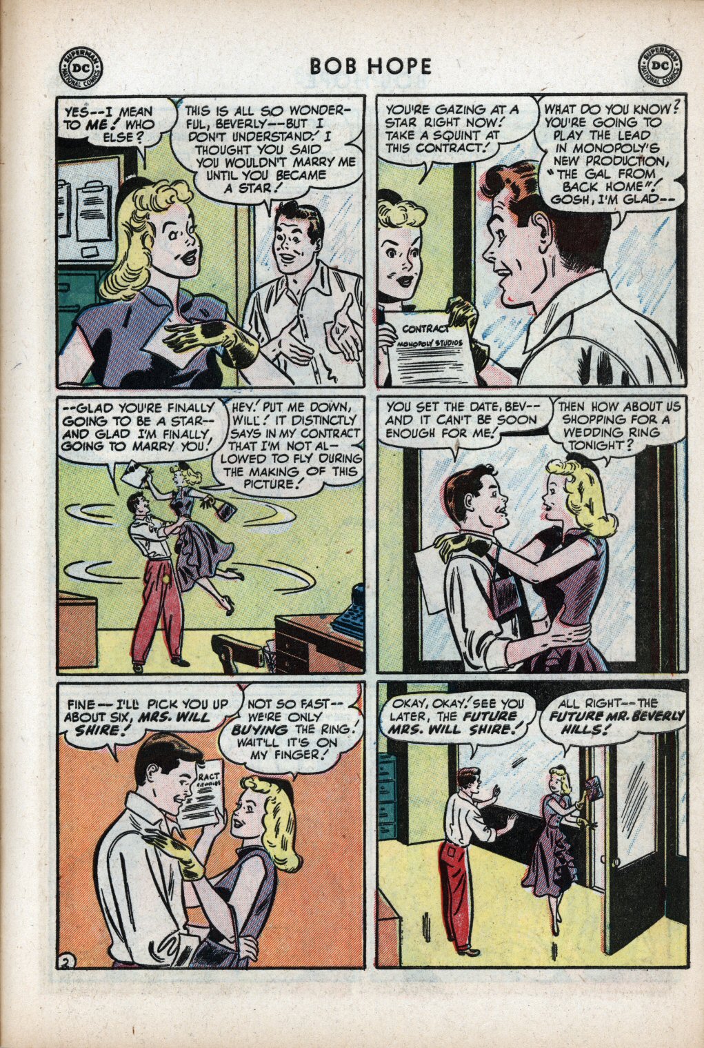 Read online The Adventures of Bob Hope comic -  Issue #14 - 35