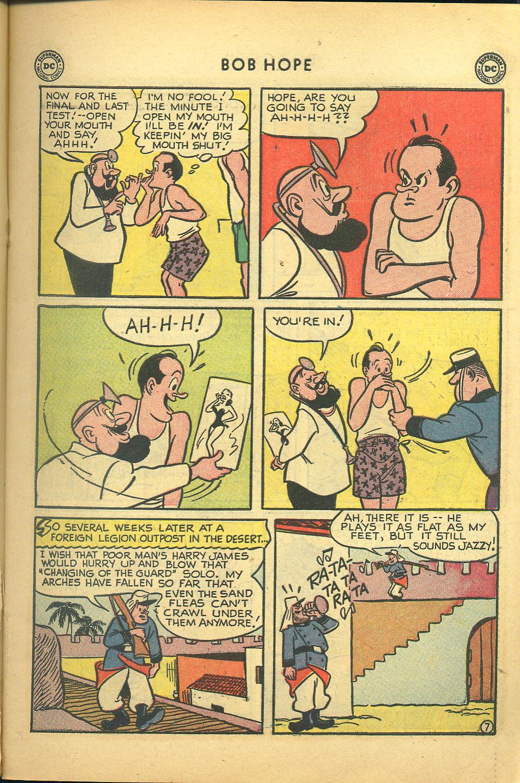 Read online The Adventures of Bob Hope comic -  Issue #10 - 9