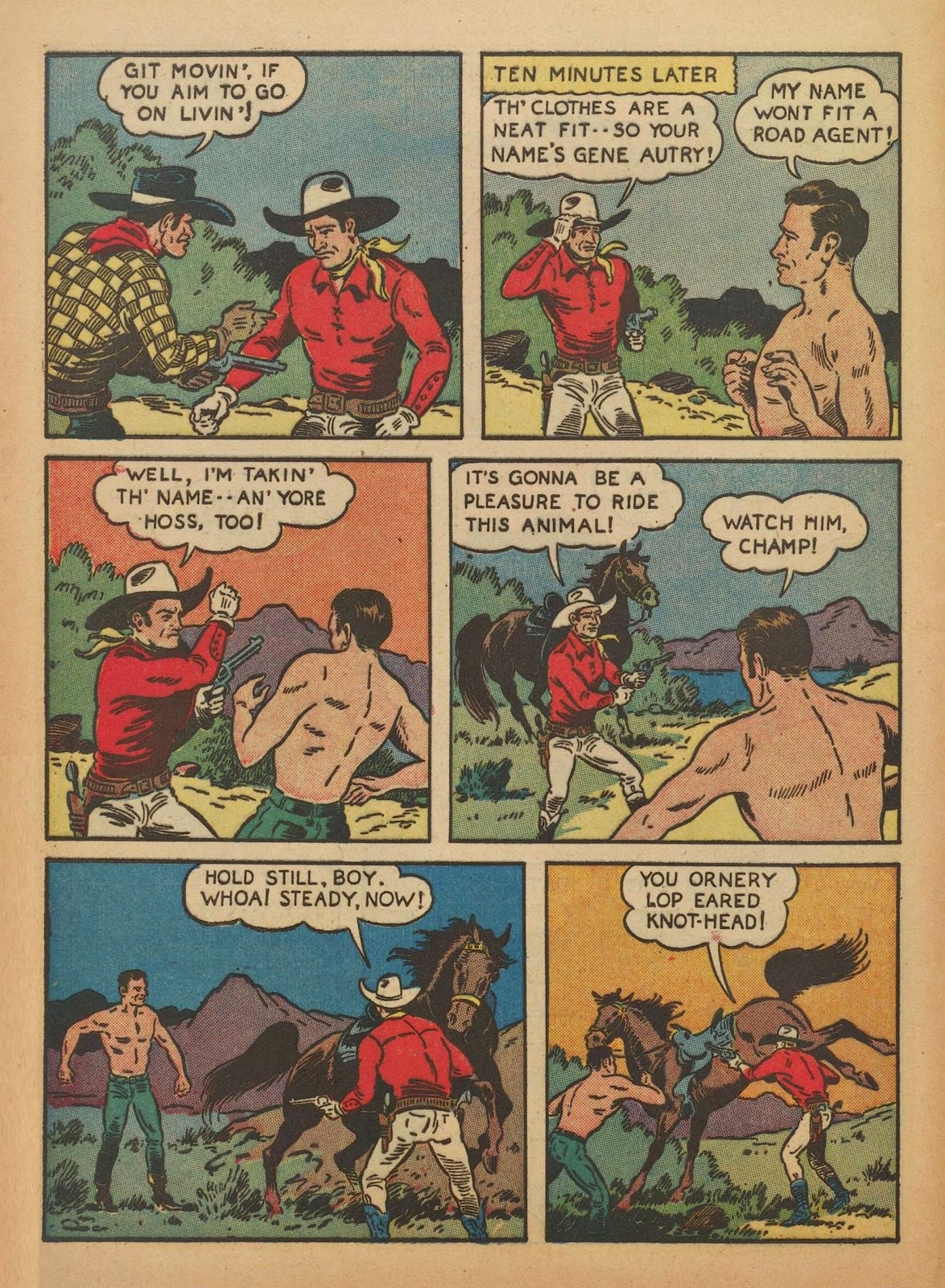 Gene Autry Comics issue 8 - Page 6