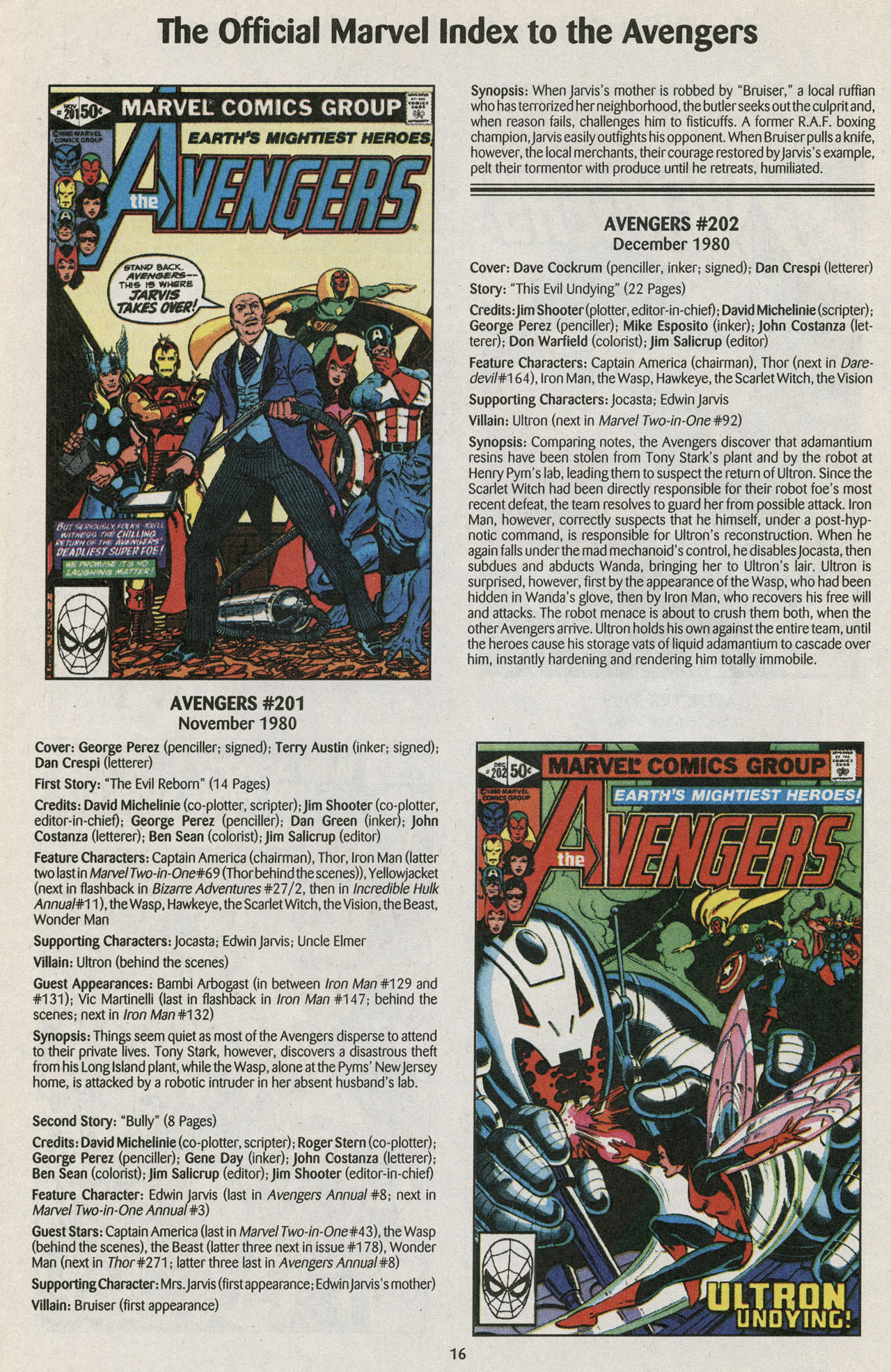 Read online The Official Marvel Index to the Avengers comic -  Issue #4 - 18