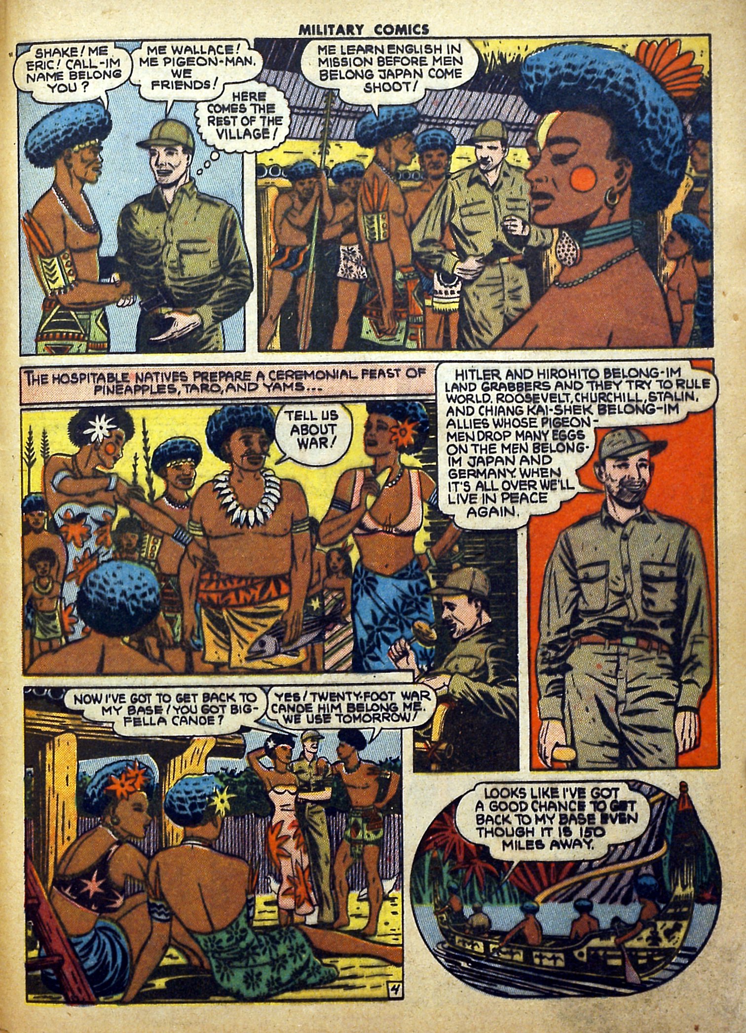 Read online Military Comics comic -  Issue #26 - 55