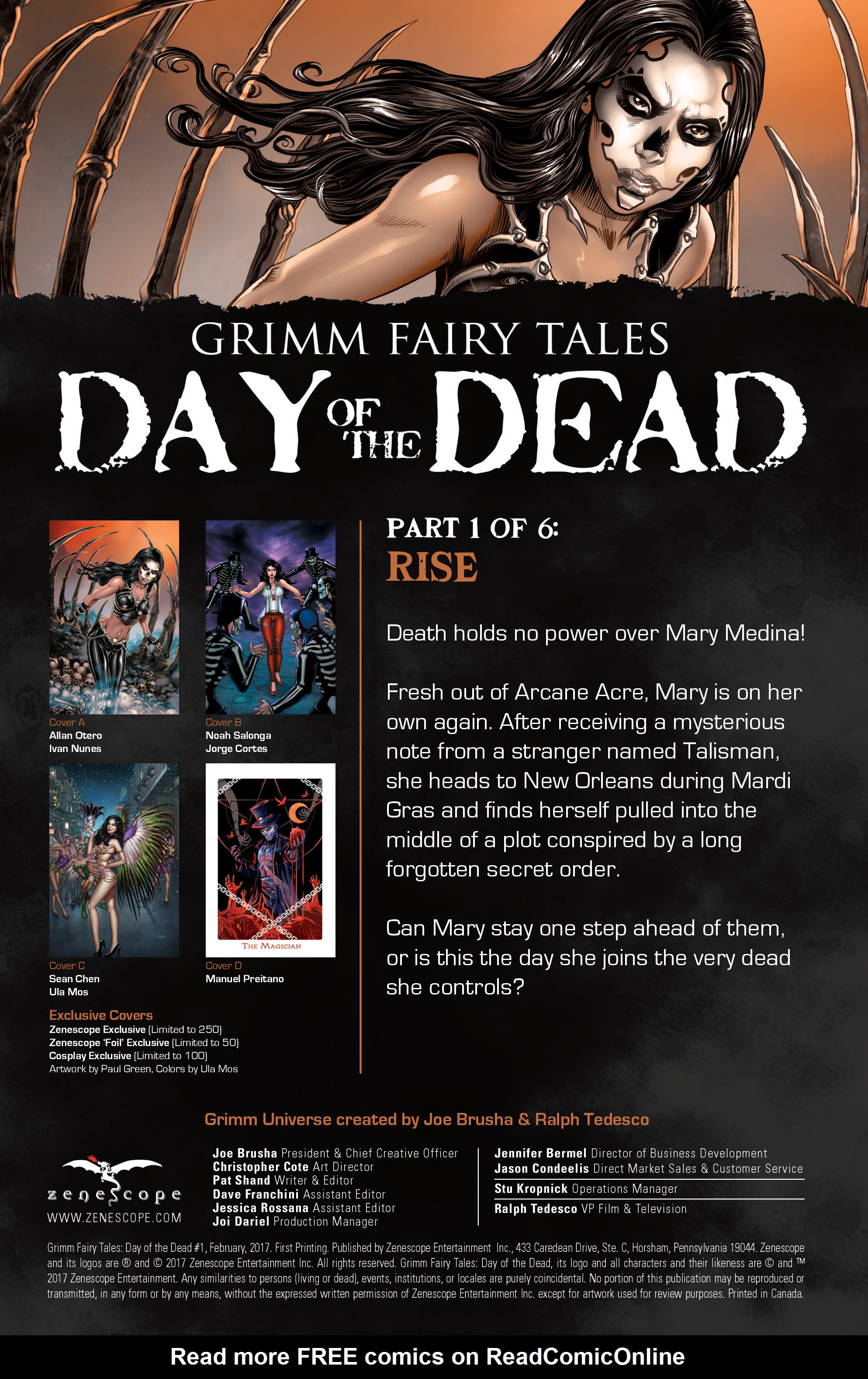 Read online Grimm Fairy Tales: Day of the Dead comic -  Issue #1 - 2