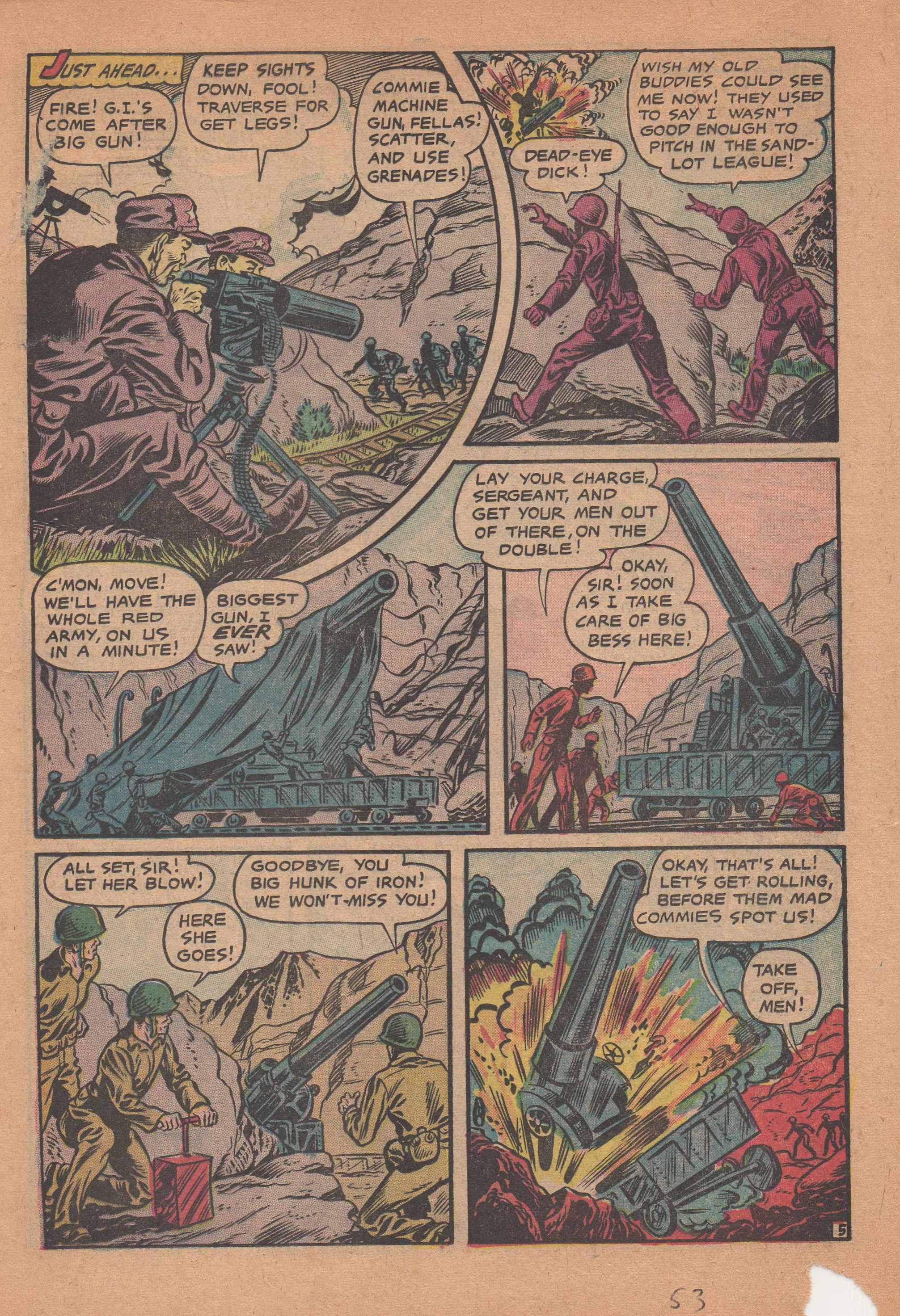 Read online Men in Action (1957) comic -  Issue #2 - 18
