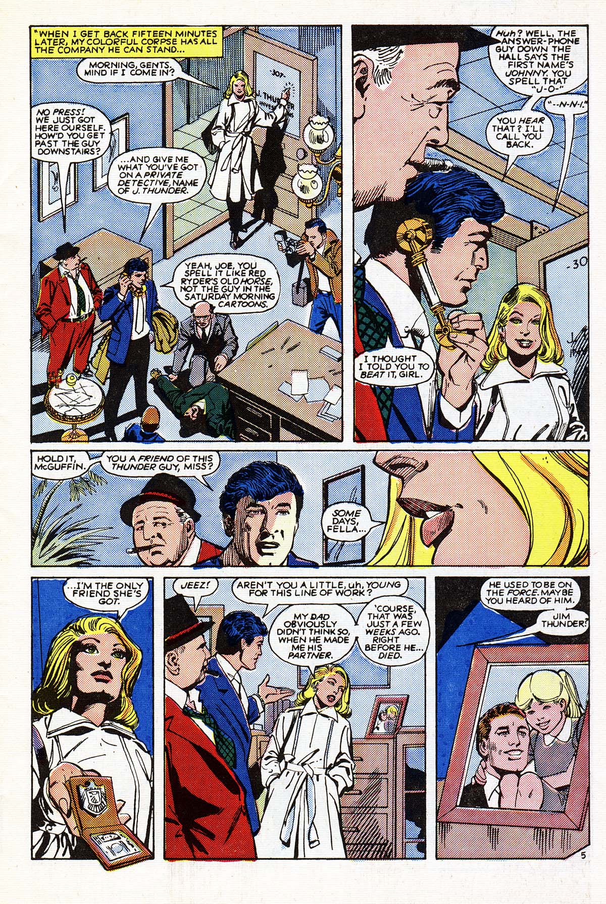 Read online Jonni Thunder comic -  Issue #1 - 6