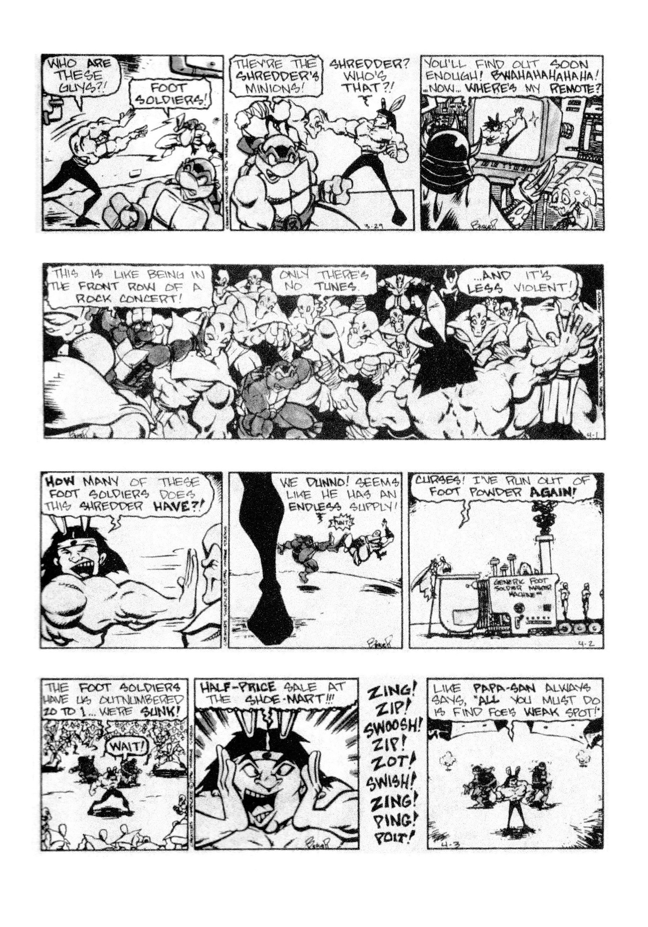 Read online Teenage Mutant Ninja Turtles: Complete Newspaper Daily Comic Strip Collection comic -  Issue # TPB 3 (Part 2) - 51