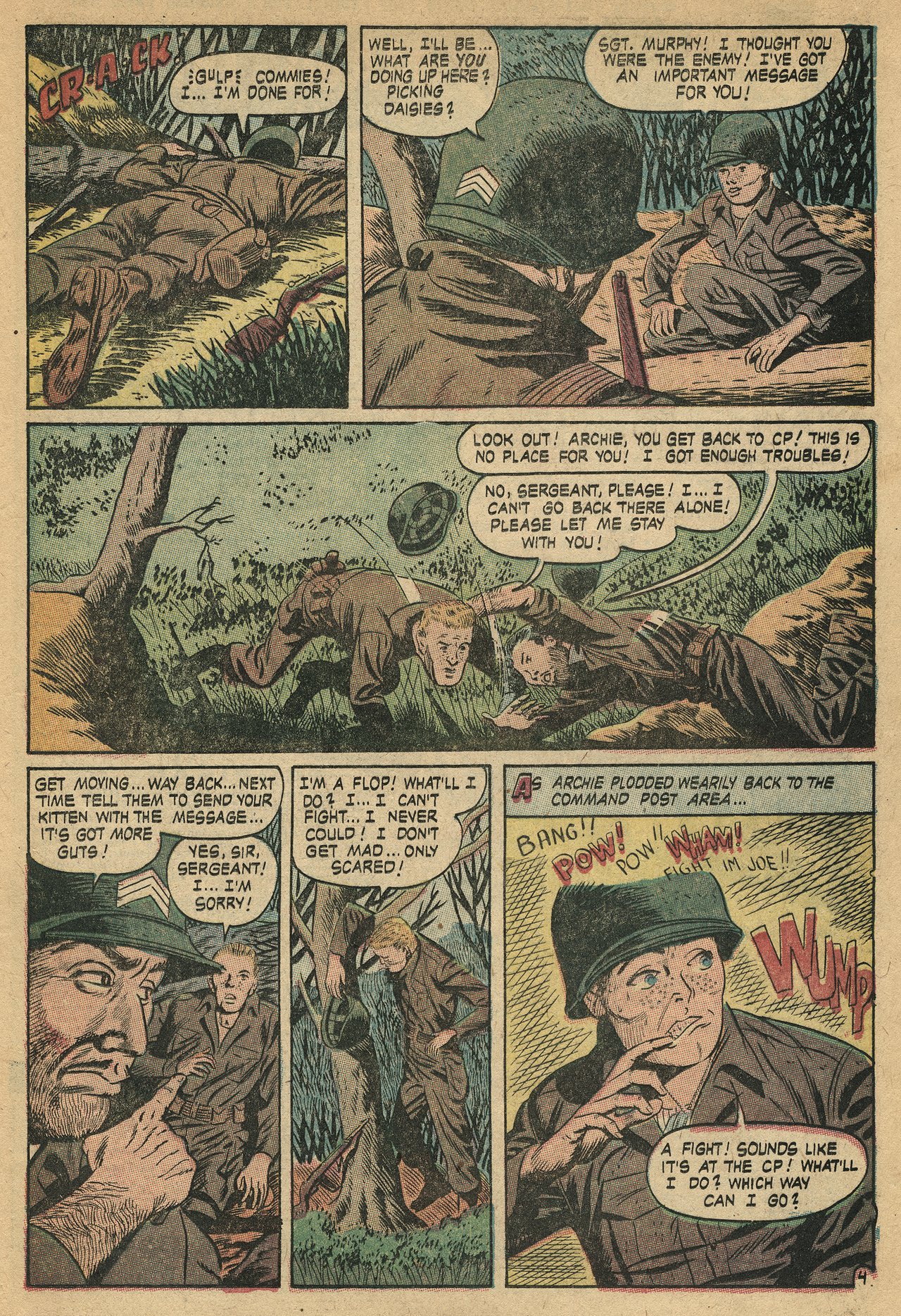 Read online Men in Action (1957) comic -  Issue #4 - 23