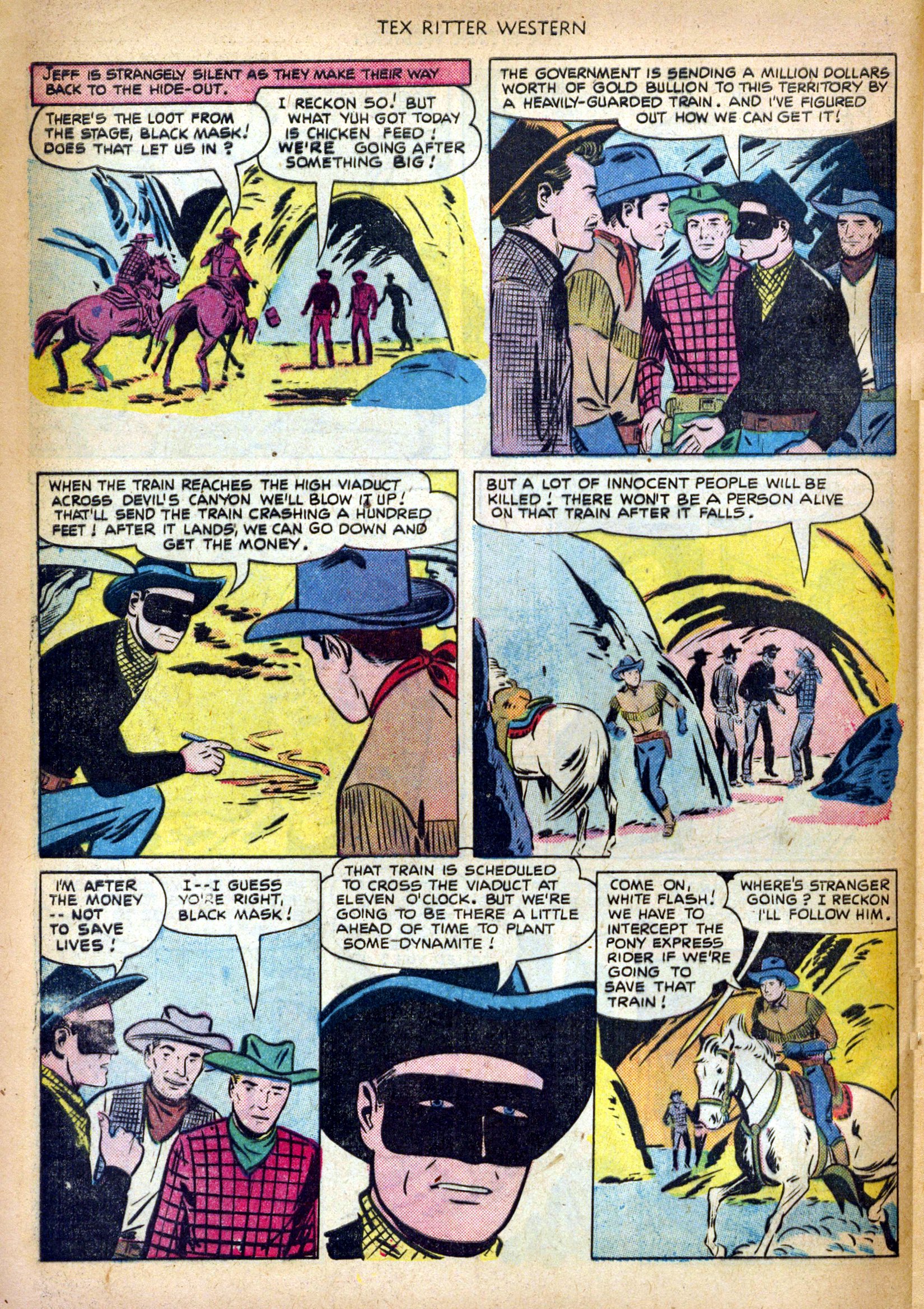 Read online Tex Ritter Western comic -  Issue #6 - 24