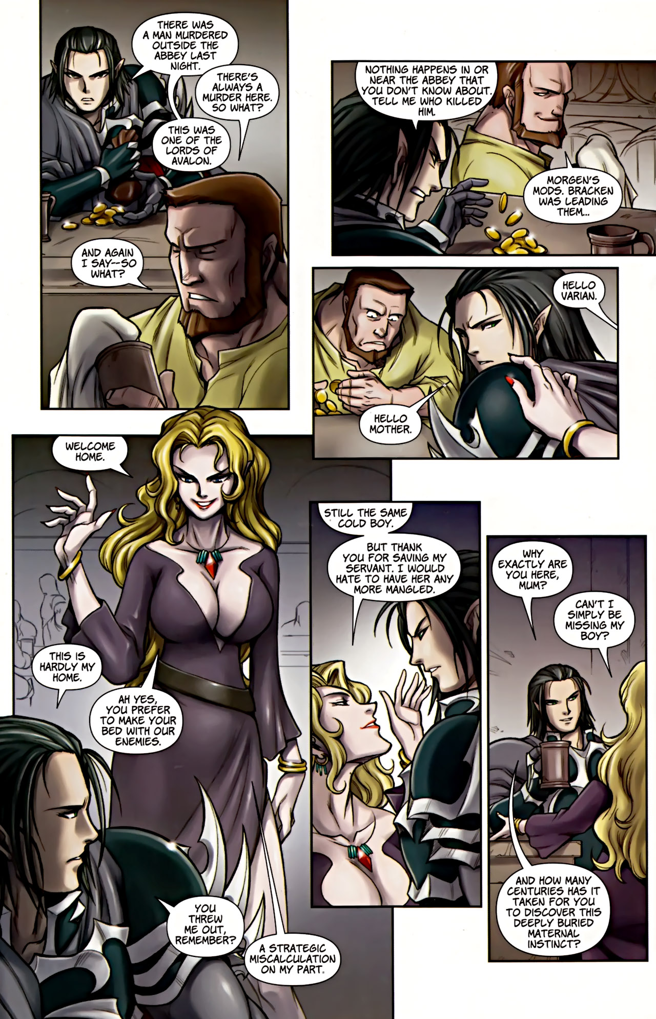 Read online Lords of Avalon: Knight of Darkness comic -  Issue #1 - 14
