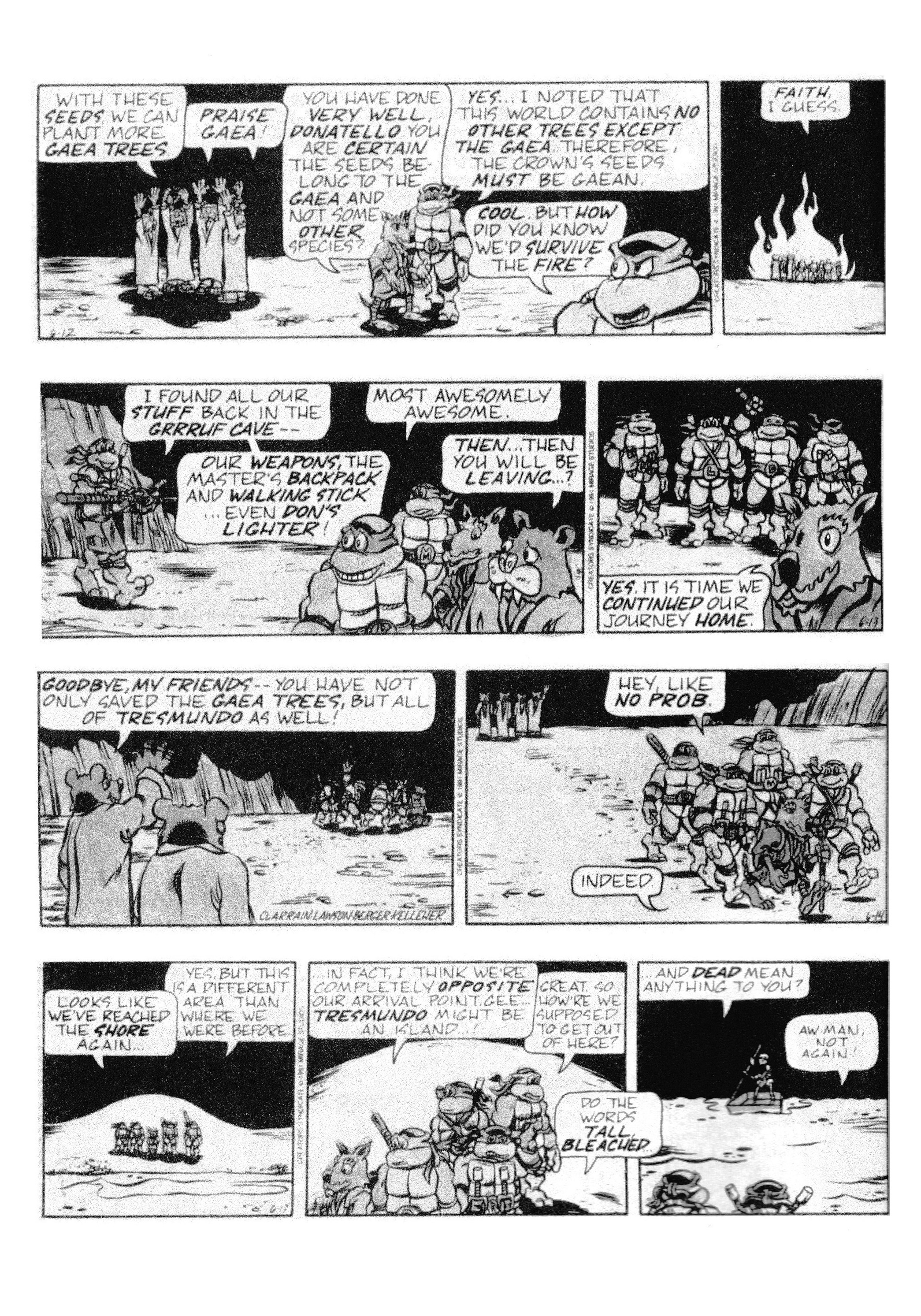 Read online Teenage Mutant Ninja Turtles: Complete Newspaper Daily Comic Strip Collection comic -  Issue # TPB 2 (Part 1) - 46