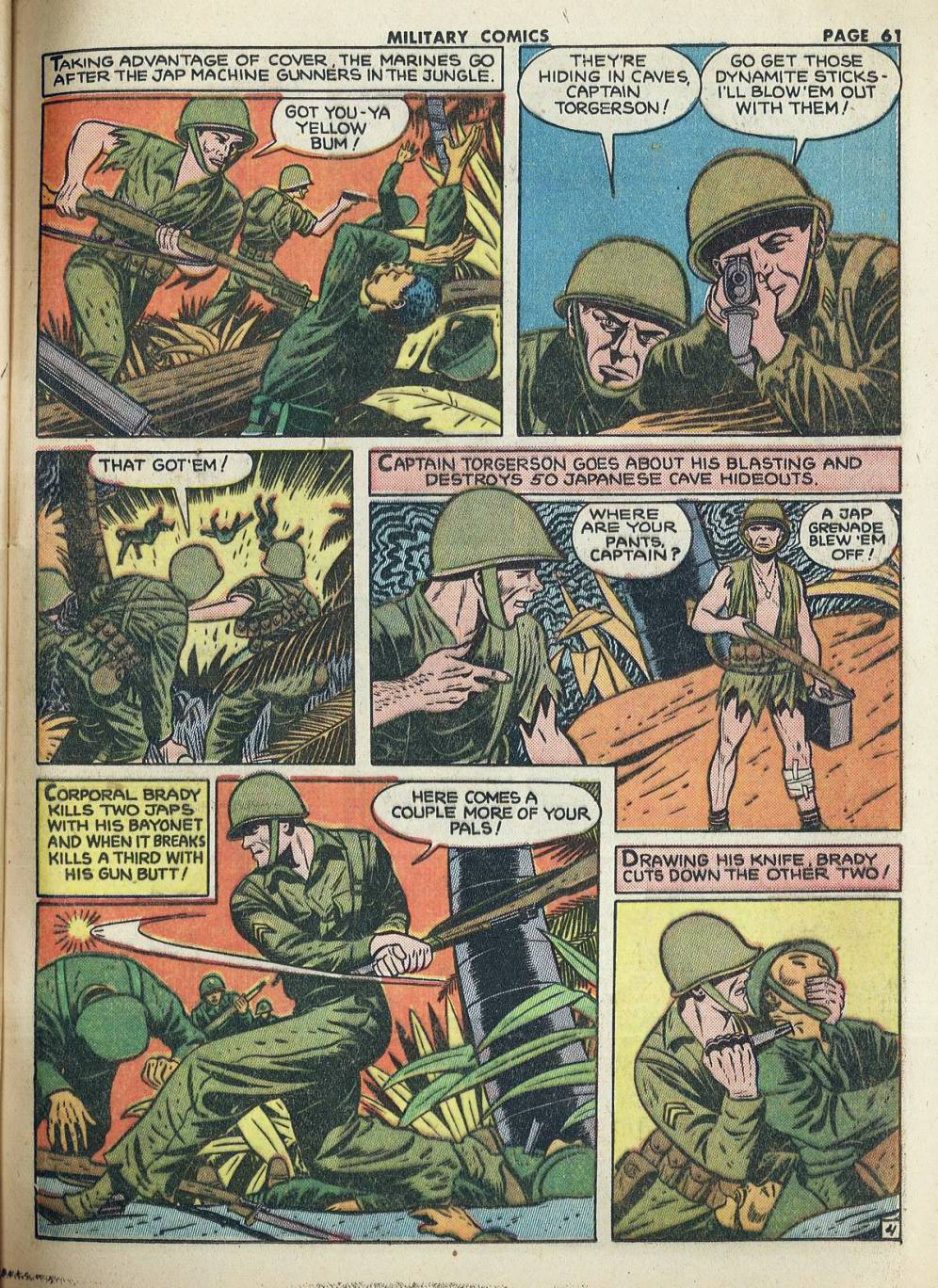 Read online Military Comics comic -  Issue #20 - 63