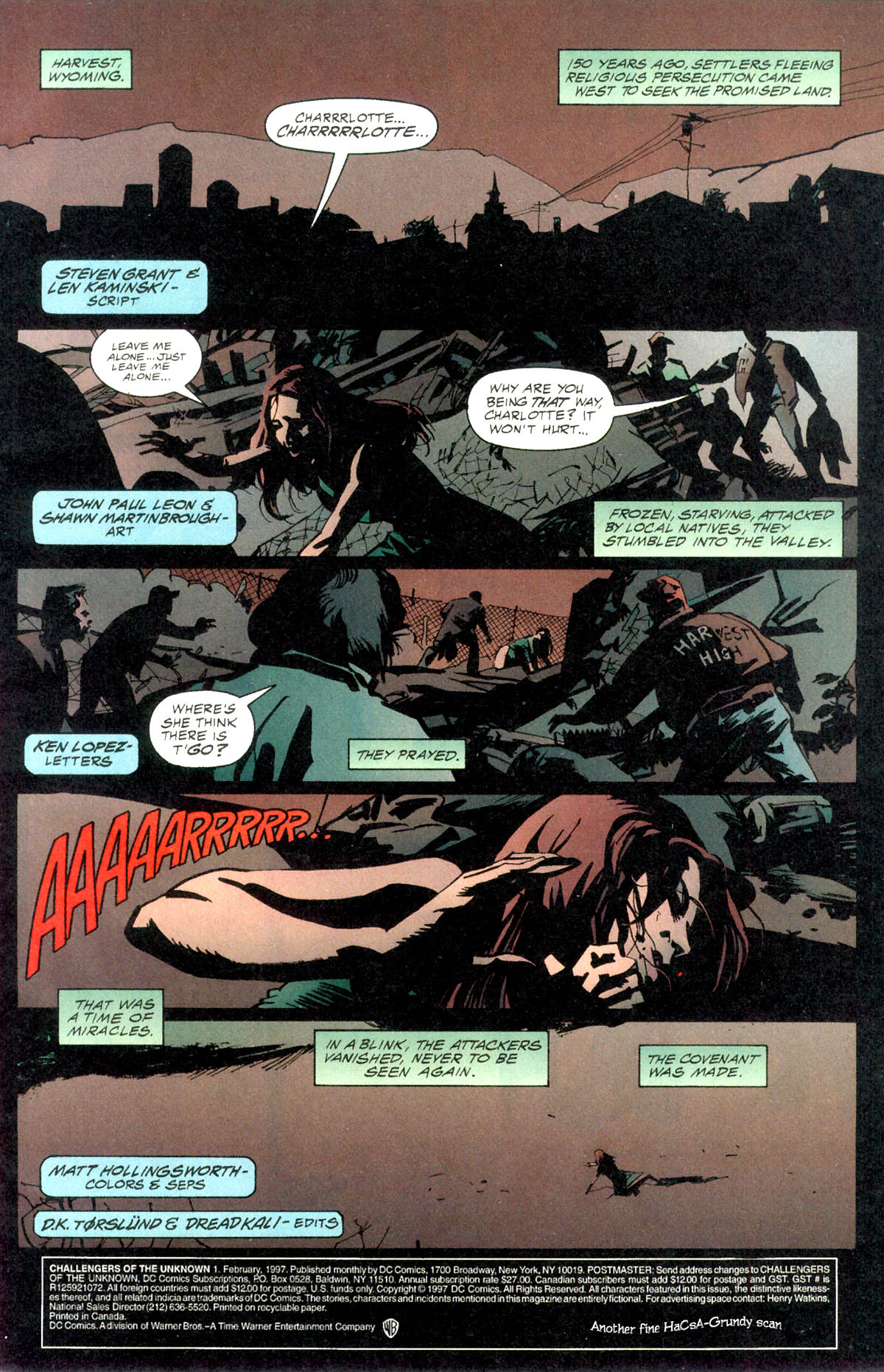 Read online Challengers of the Unknown (1997) comic -  Issue #1 - 3