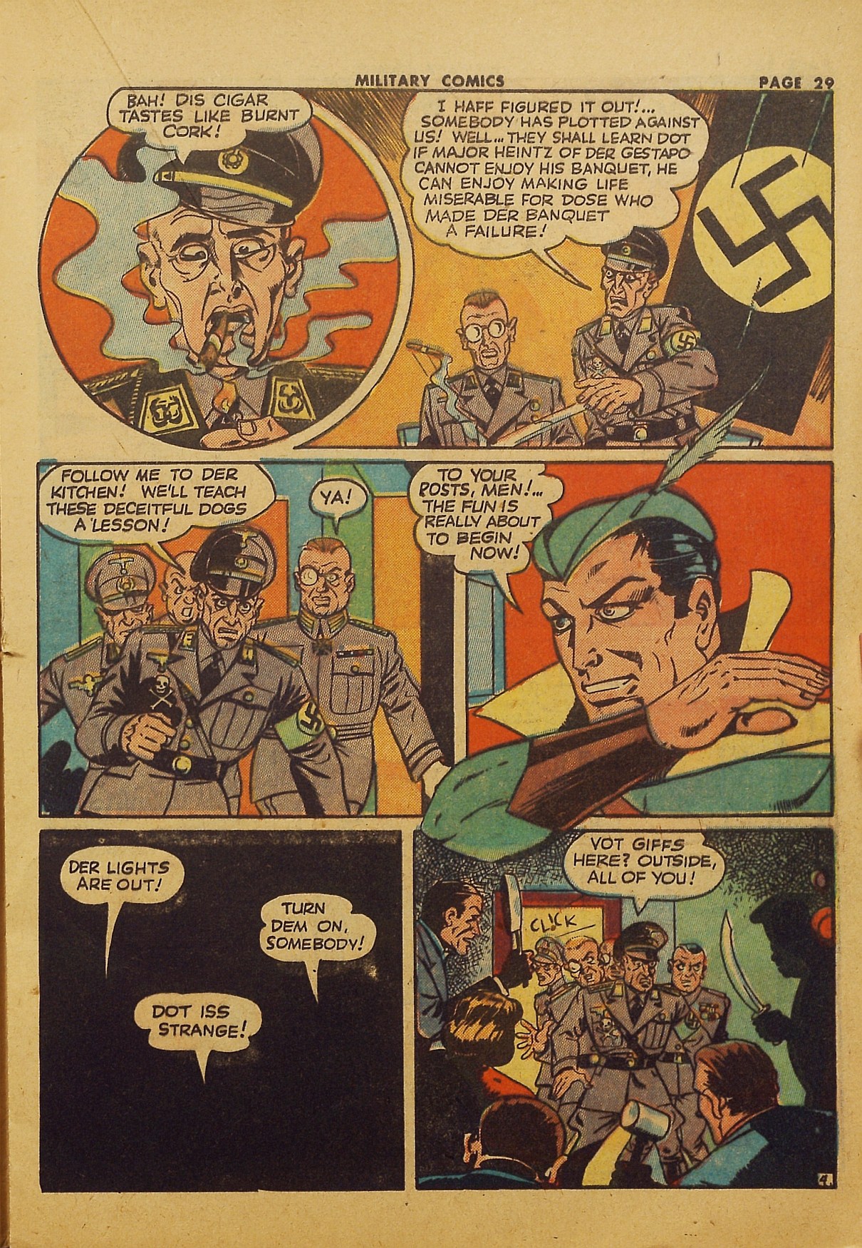 Read online Military Comics comic -  Issue #22 - 31